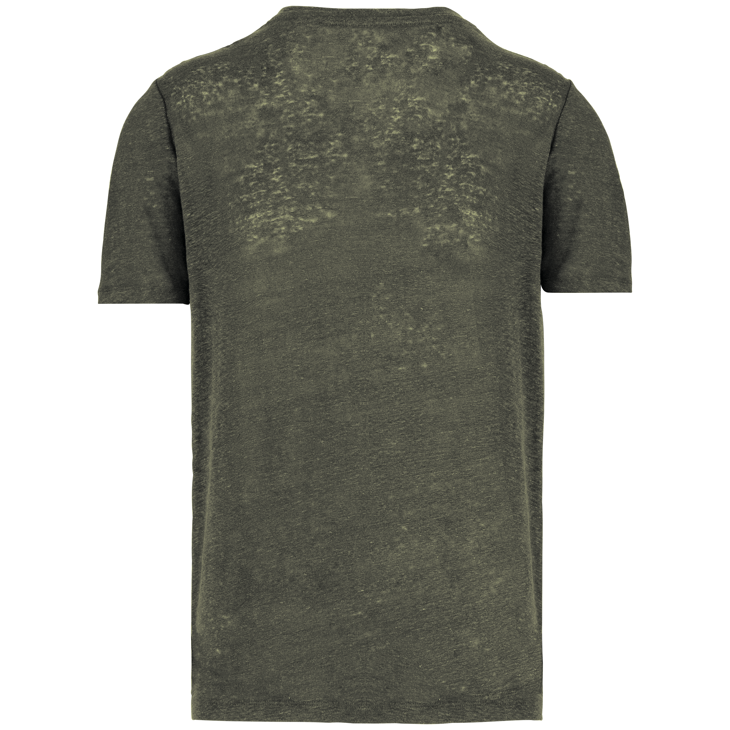 Herren-T-Shirt aus Leinen mit Rundhalsausschnitt