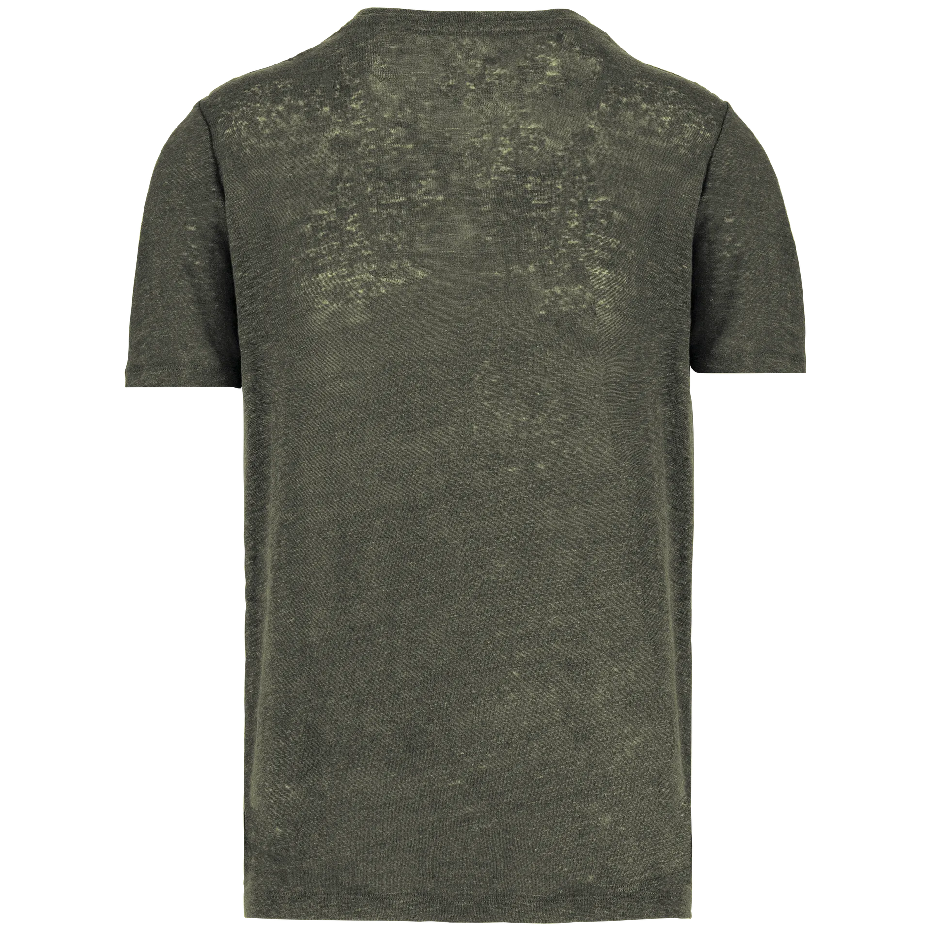 Herren-T-Shirt aus Leinen mit Rundhalsausschnitt