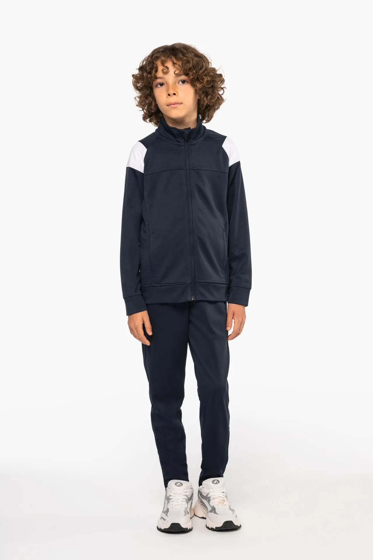 Kinder Trainingsjacke mit Reißverschluss