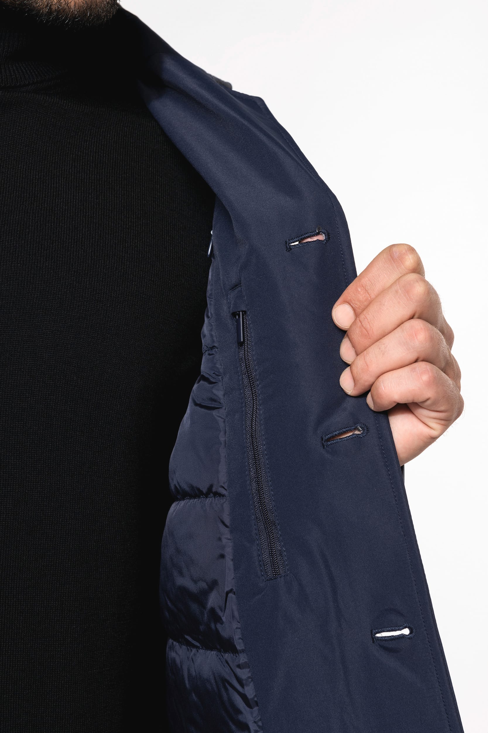 Strukturierter Herren-Trenchcoat