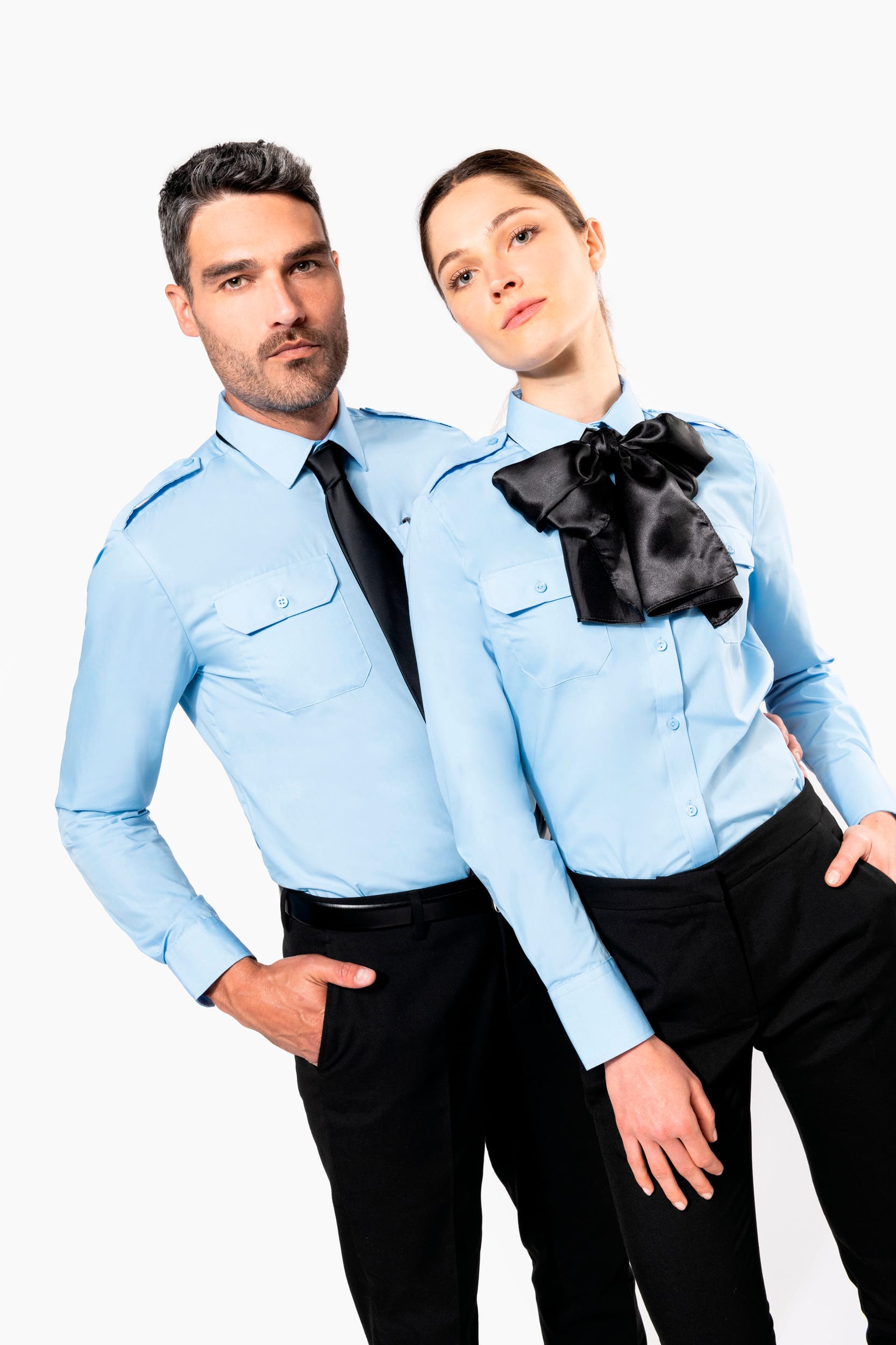 Langarm-Pilotenhemd für Damen