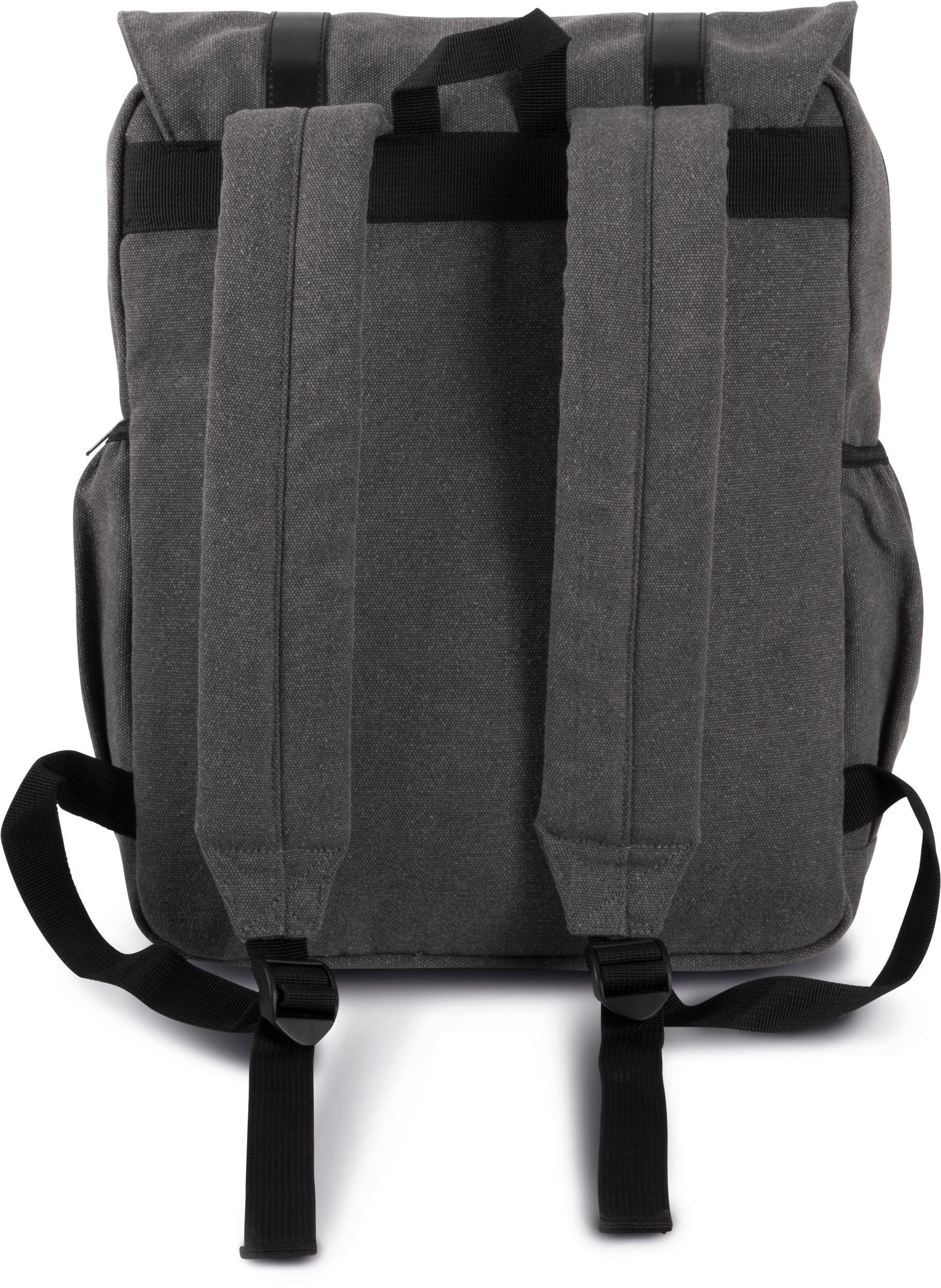 Canvas-Rucksack mit Klappe