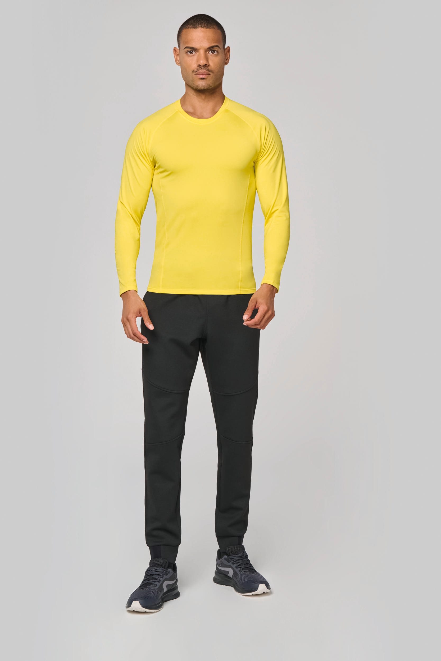 Langarm Doppelhaut T-Shirt. Schnelltrocknend