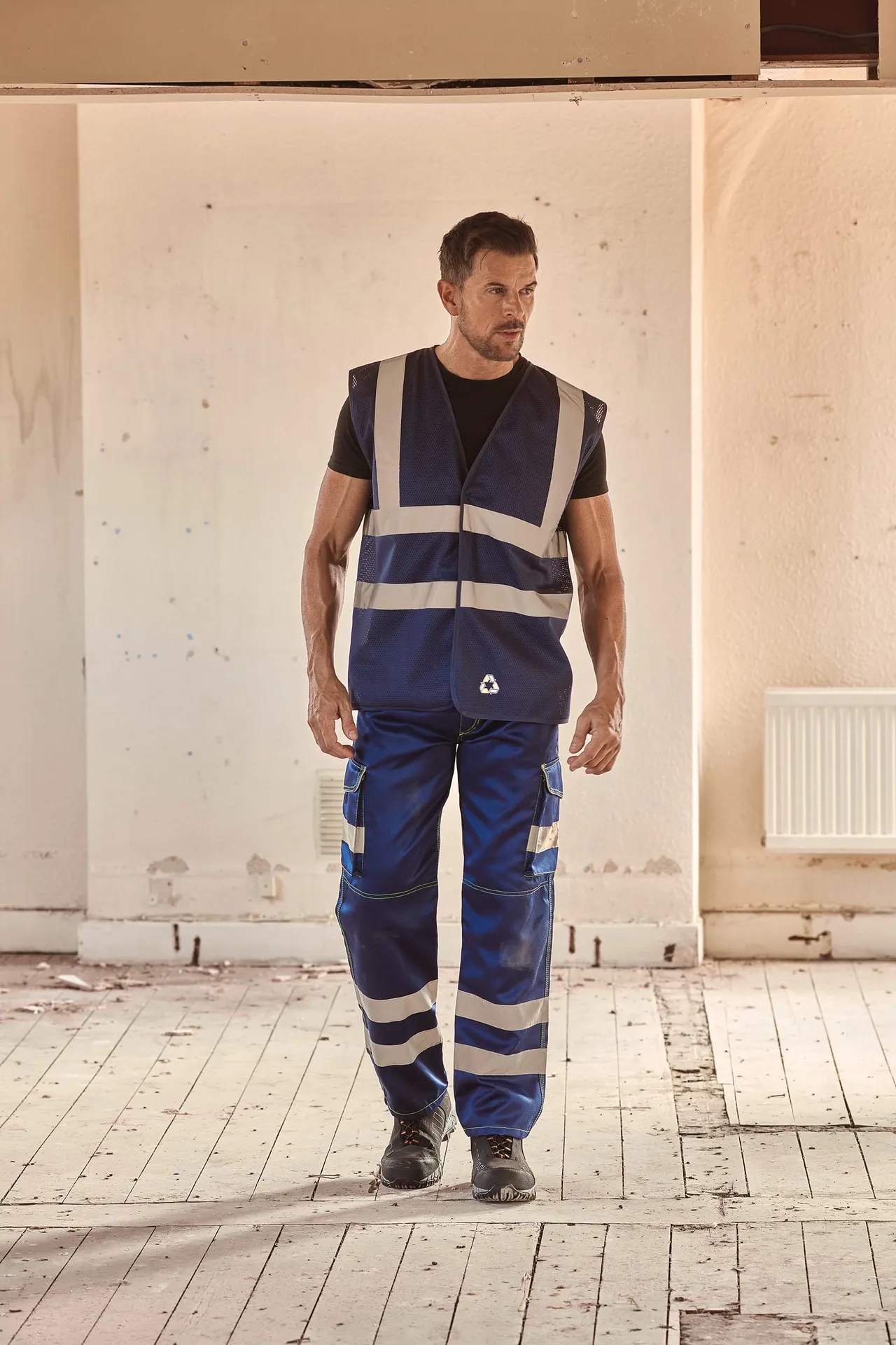 Hi-Vis recycled Open Mesh Waistcoat