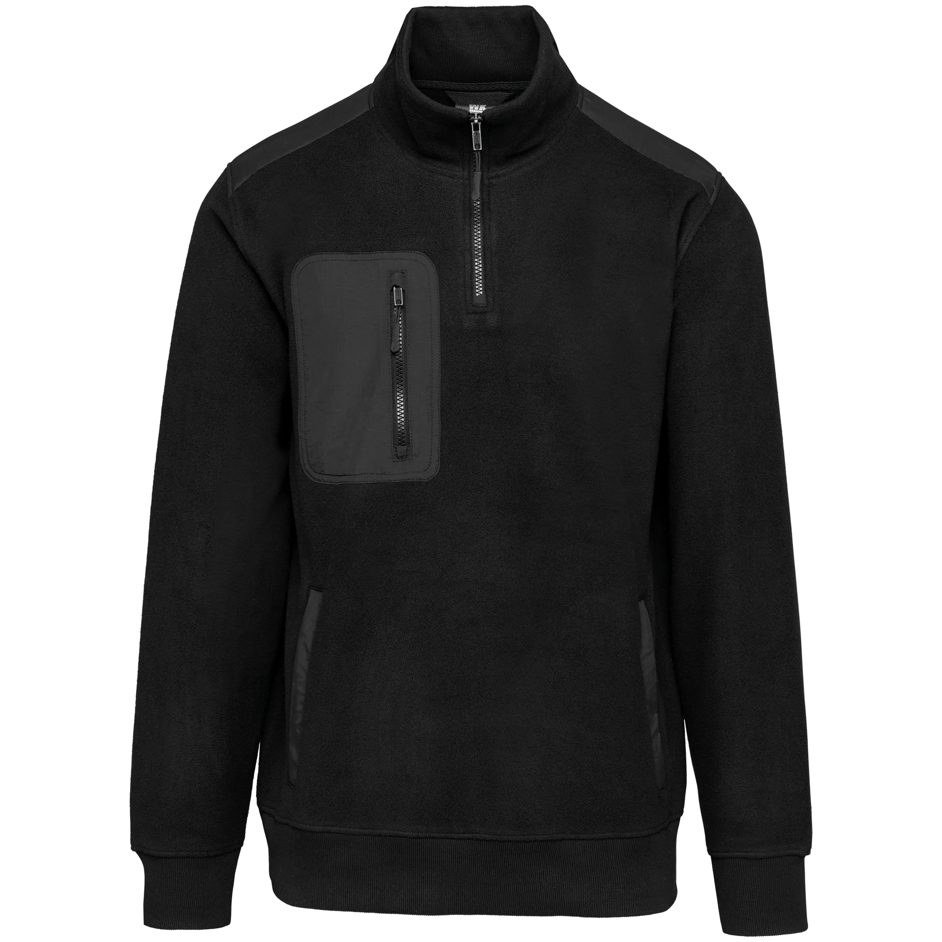 Umweltfreundlicher Fleecepullover mit Reißverschlusskragen, Unisex