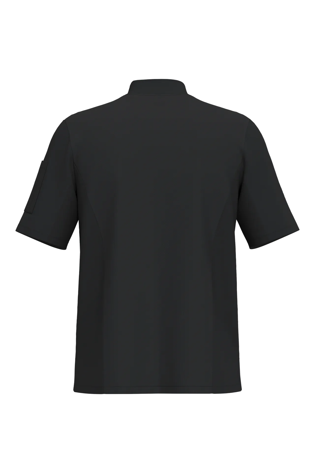 Umweltfreundliche, atmungsaktive Unisex-Kochjacke mit kurzen Ärmeln