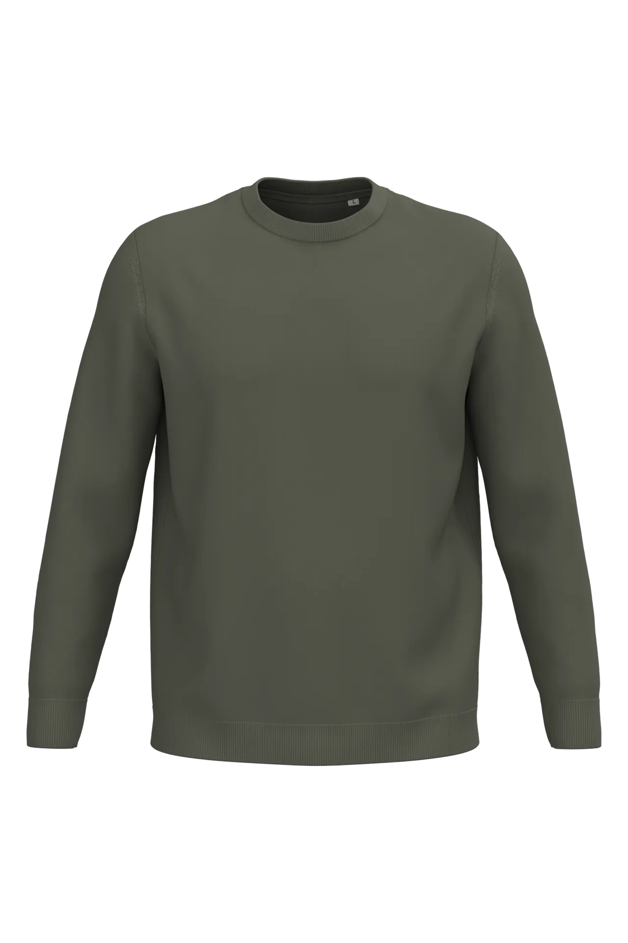 Umweltfreundlicher Herrenpullover mit Rundhalsausschnitt