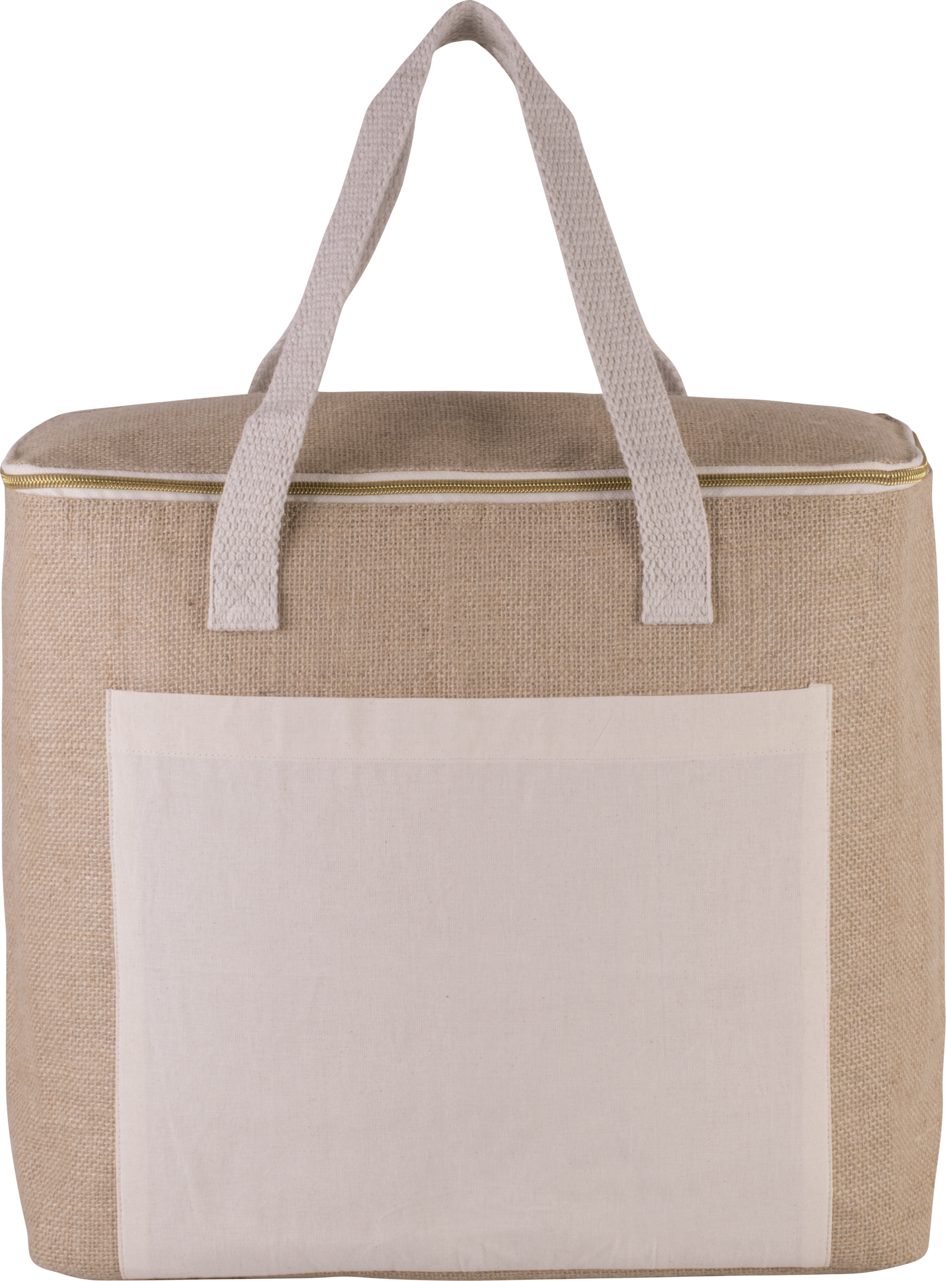 Große Kühltasche aus Jute