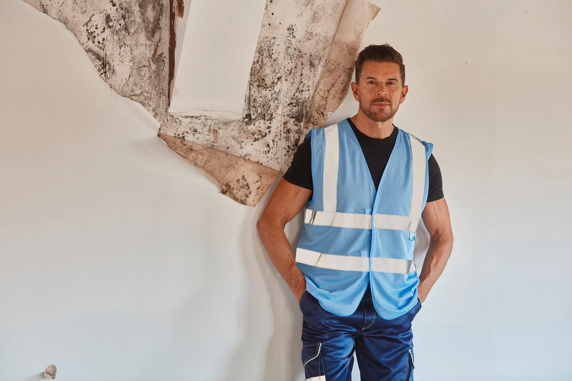 Hi-Vis recycled Open Mesh Waistcoat