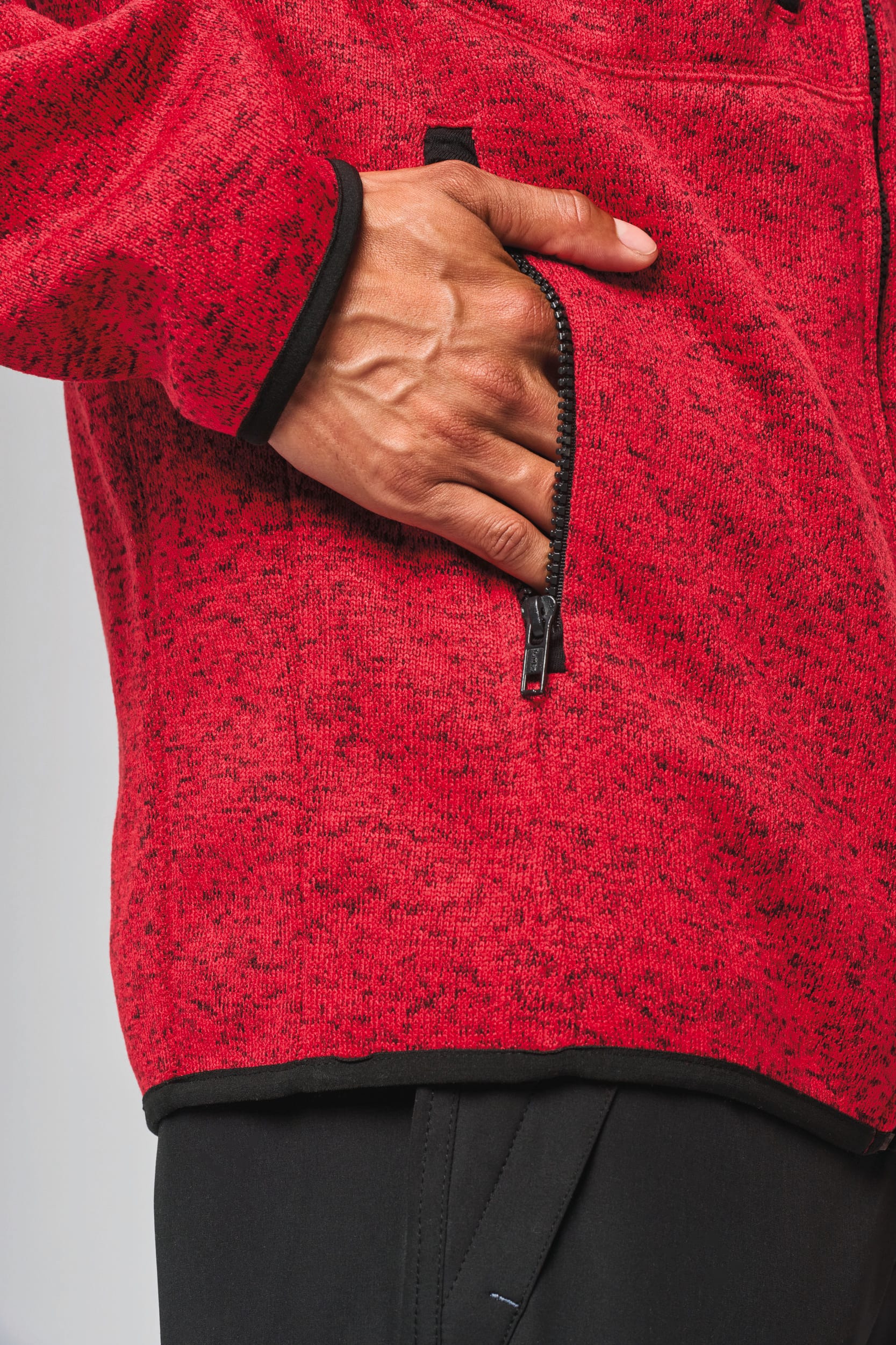 Herren-Hoodie aus Chiné