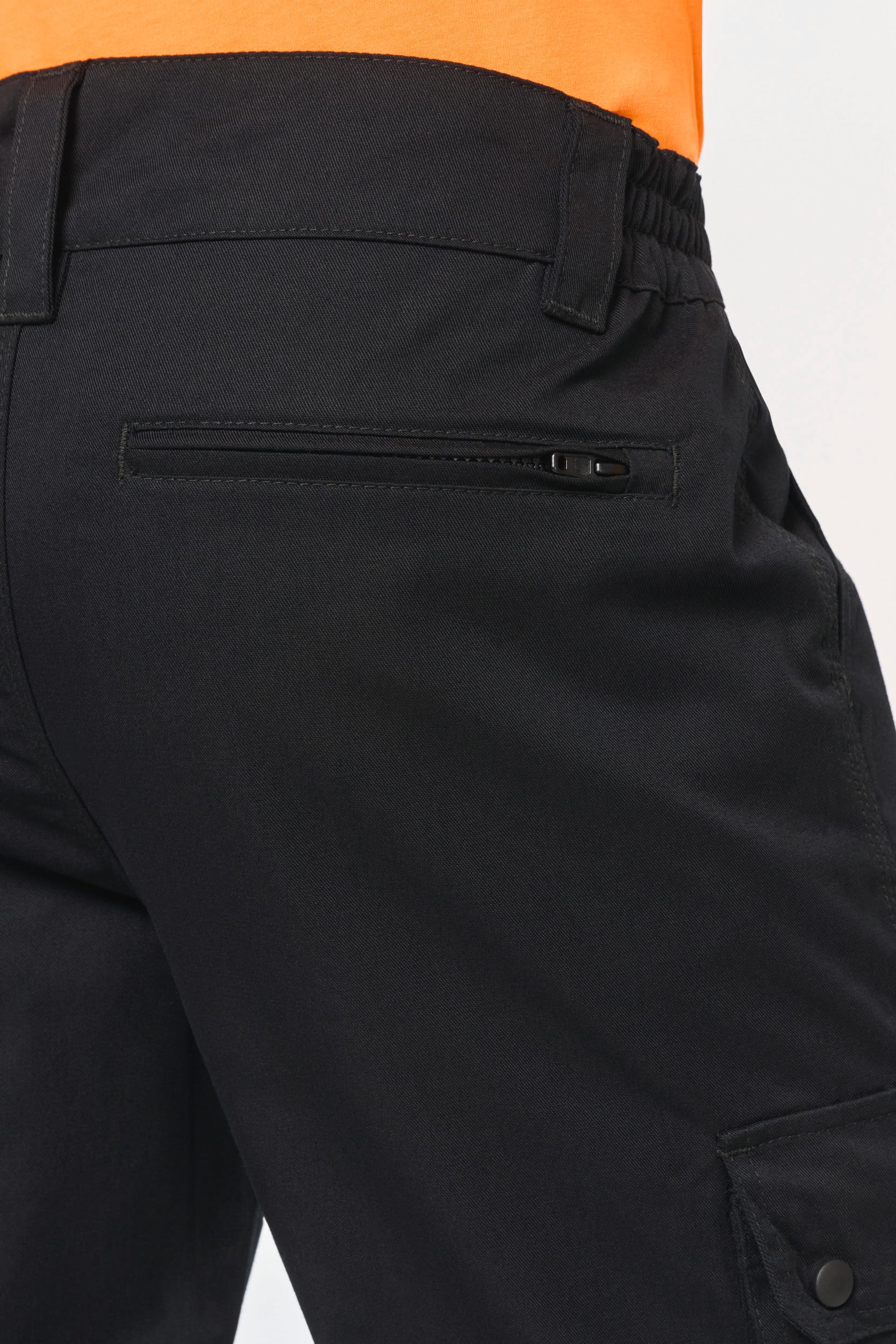 Unisex-Cargo-Hose mit elastischem Saum