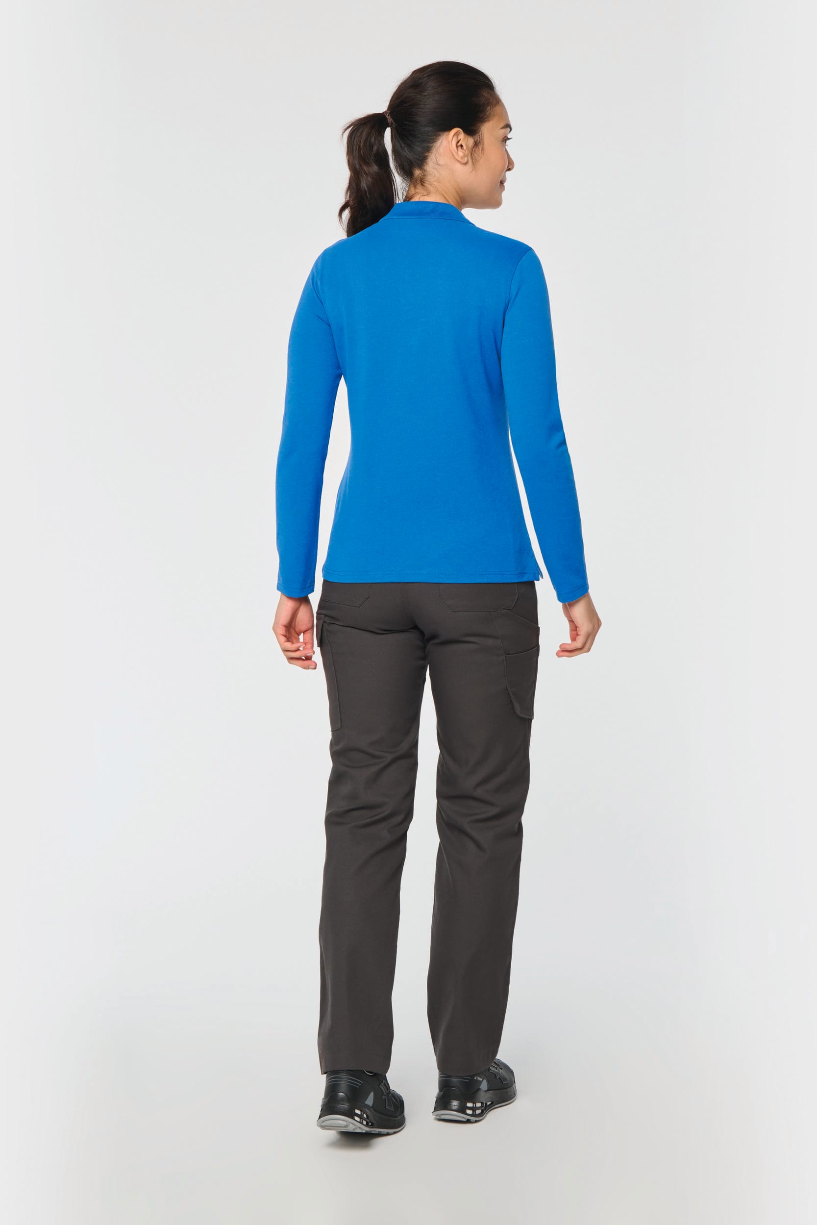Langarm-Polohemd für Damen