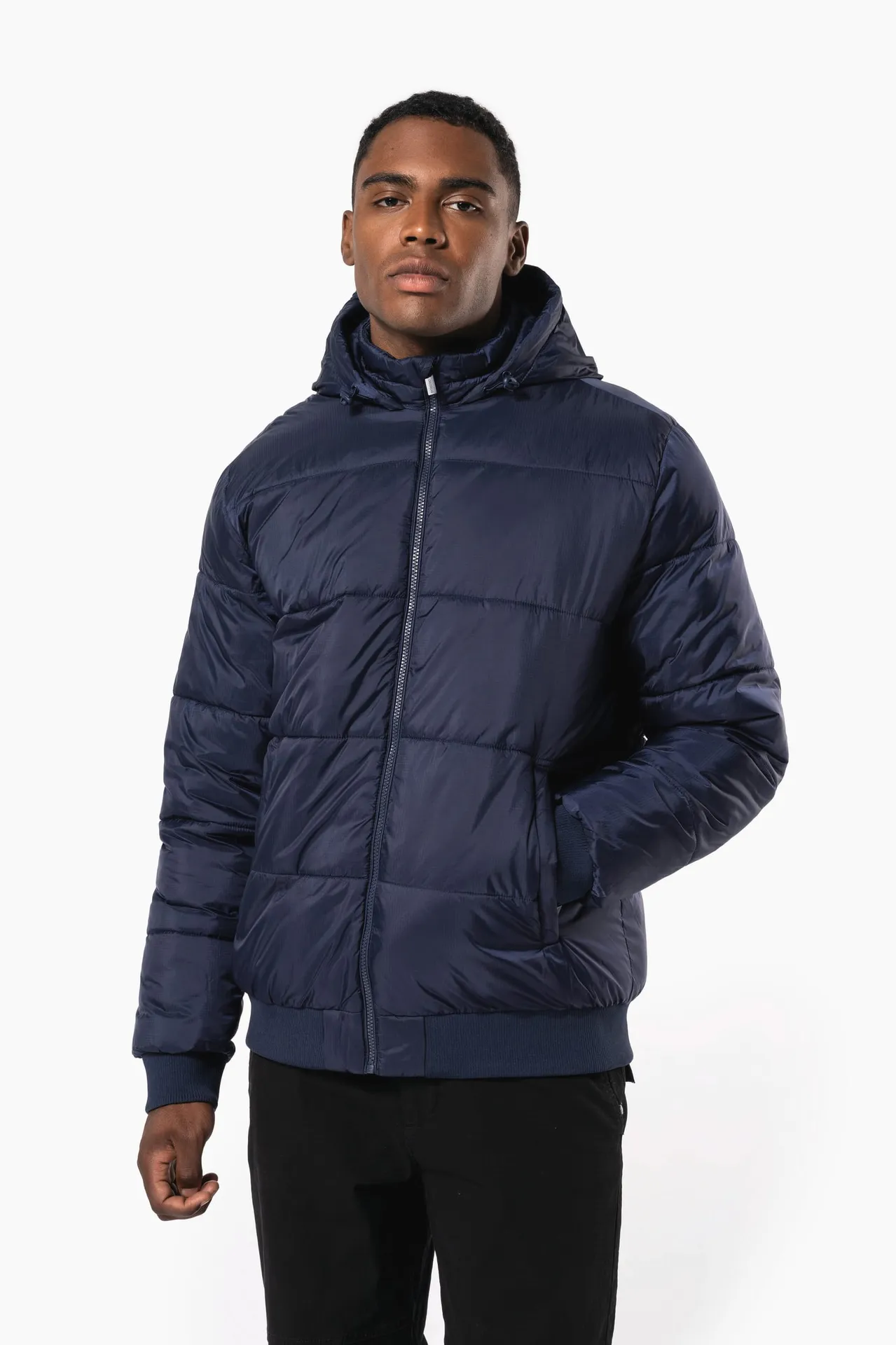 Recycelte Unisex-Ripstop-Jacke mit Kapuze