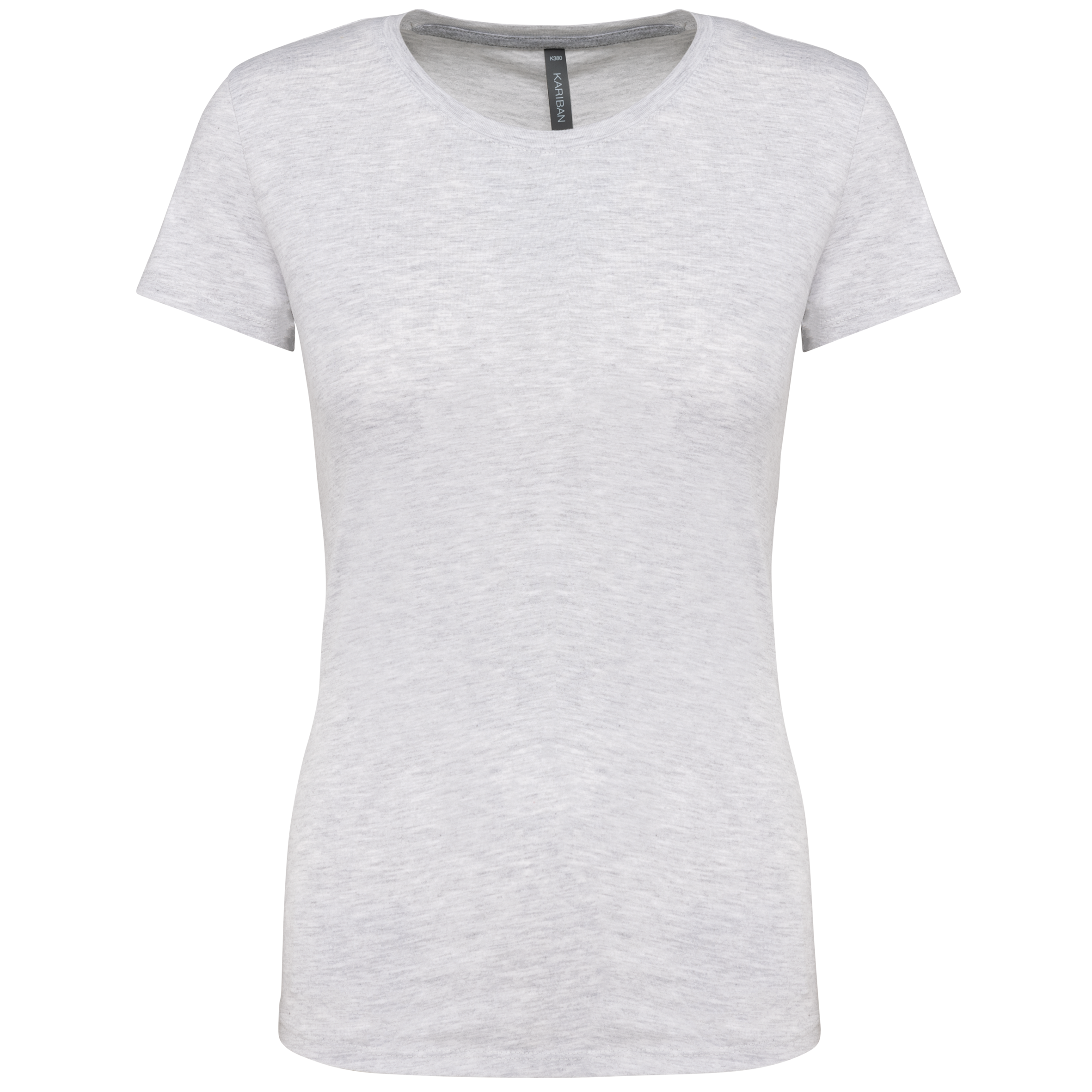 Ladies' short-sleeved crew neck T-shirt