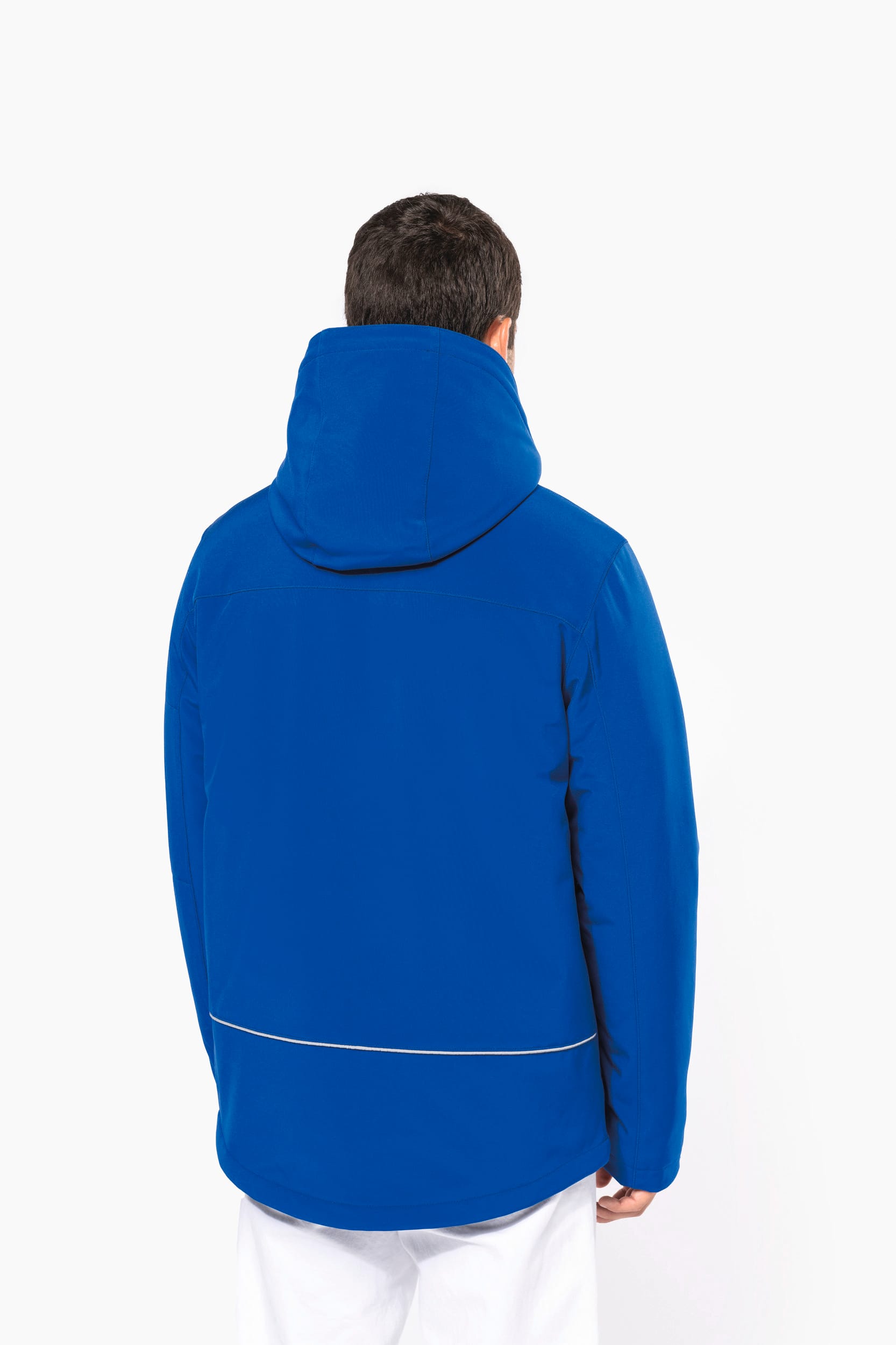 Herrenparka Softshell wattiert mit Kapuze