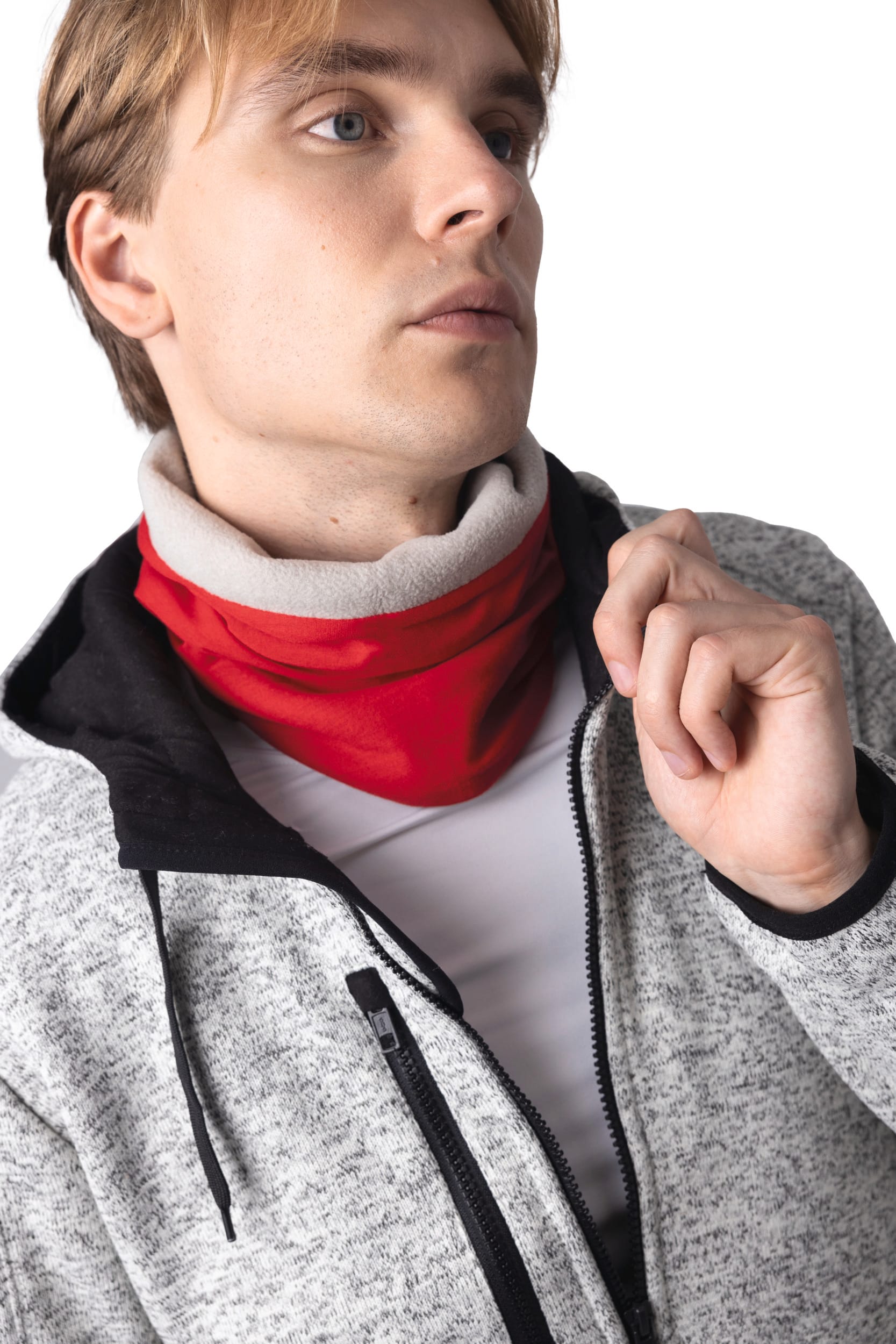 Schlauchschal mit Fleecefutter