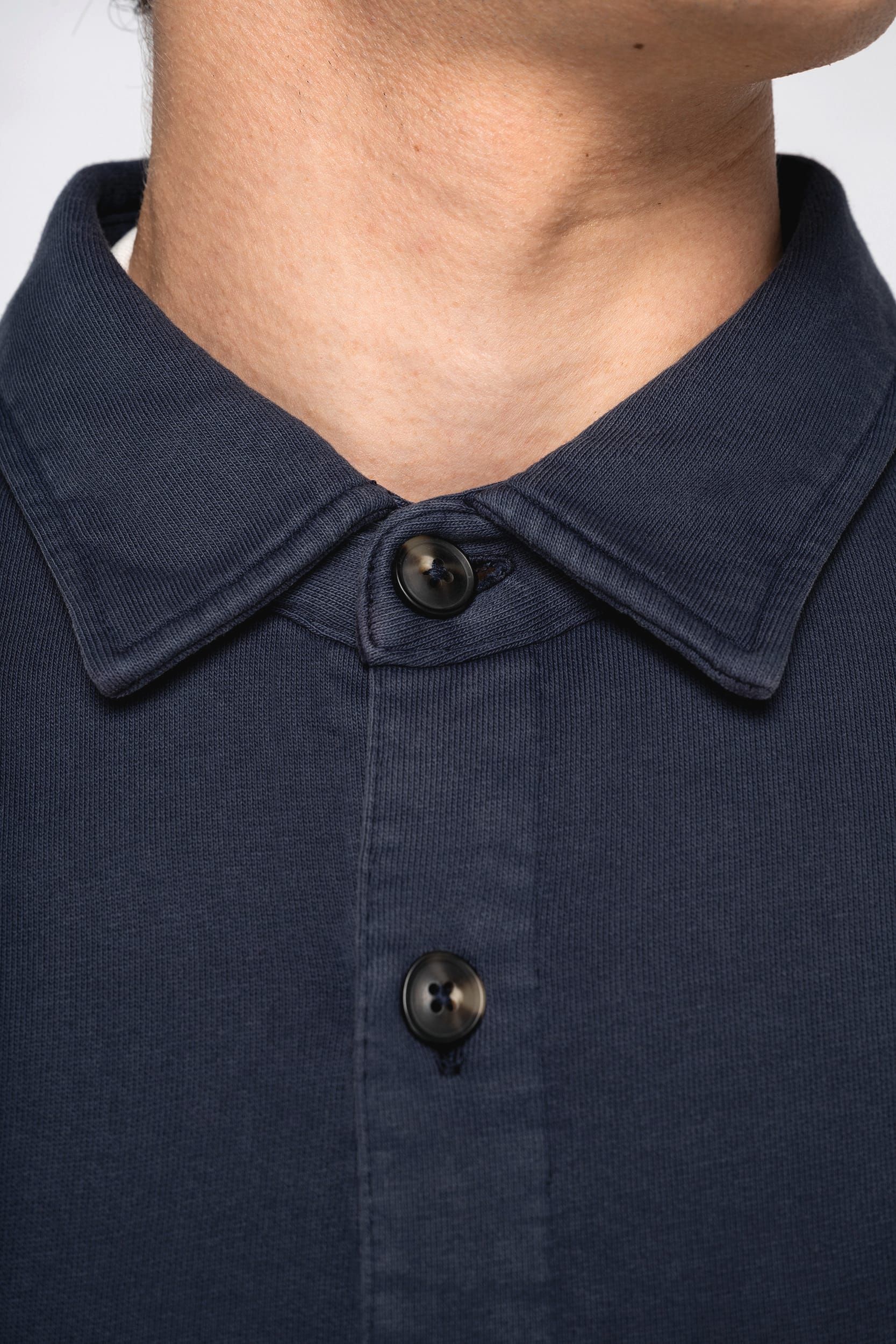 Umweltfreundliche Ausgewaschenes Herren Überhemd aus gebürstetem Molton