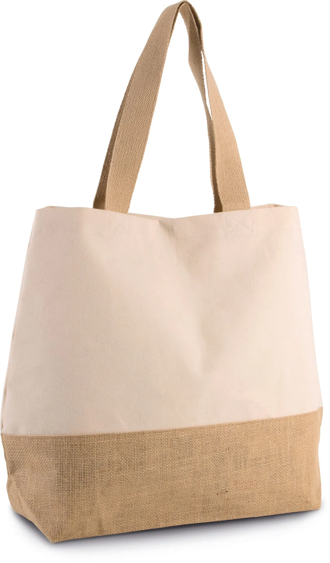 Baumwolltuch-Jute-Shoppingtasche