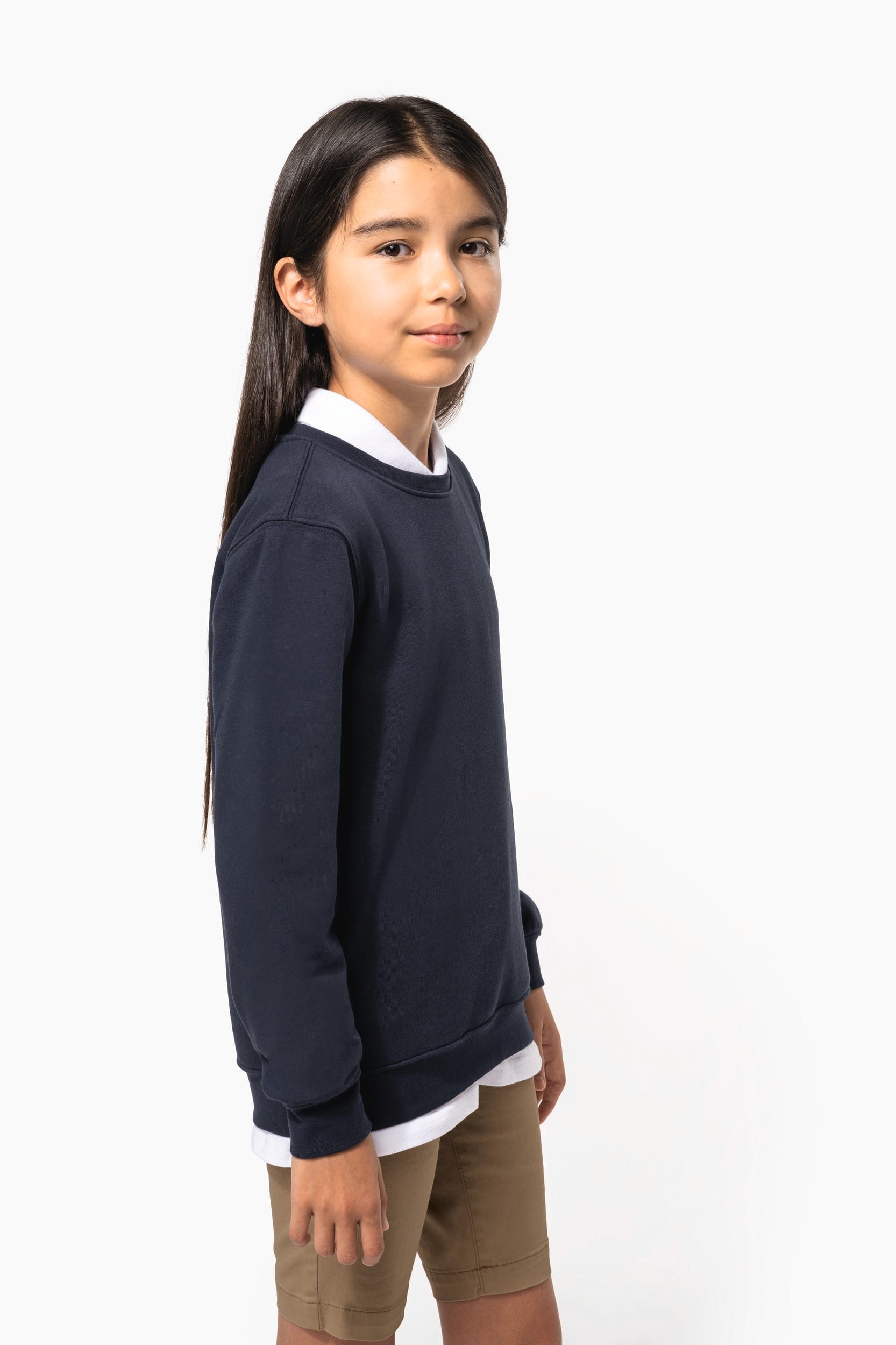 Sweatshirt mit Rundhalsausschnitt für Kinder