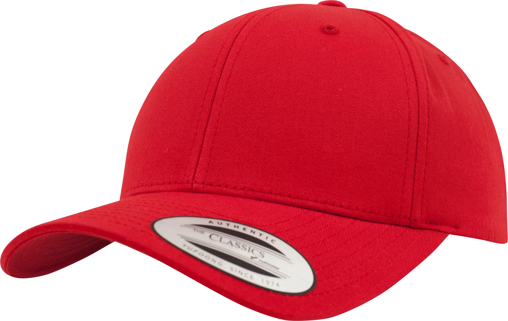 Klassische gebogene Kappe Snapback