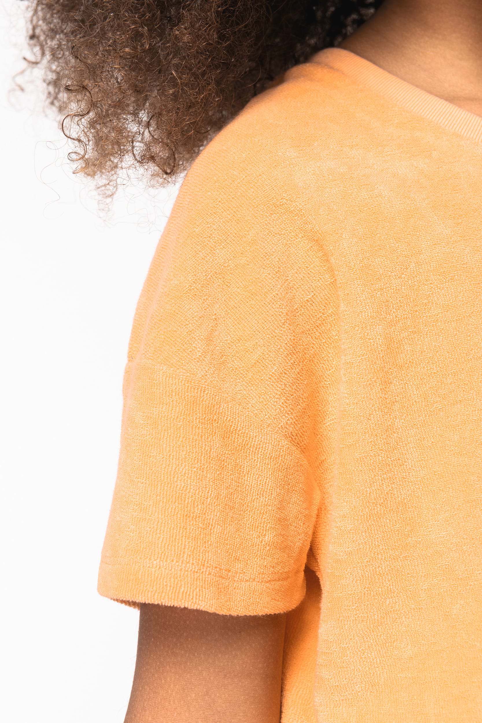 Umweltfreundliches T-Shirt aus Frottee für Mädchen