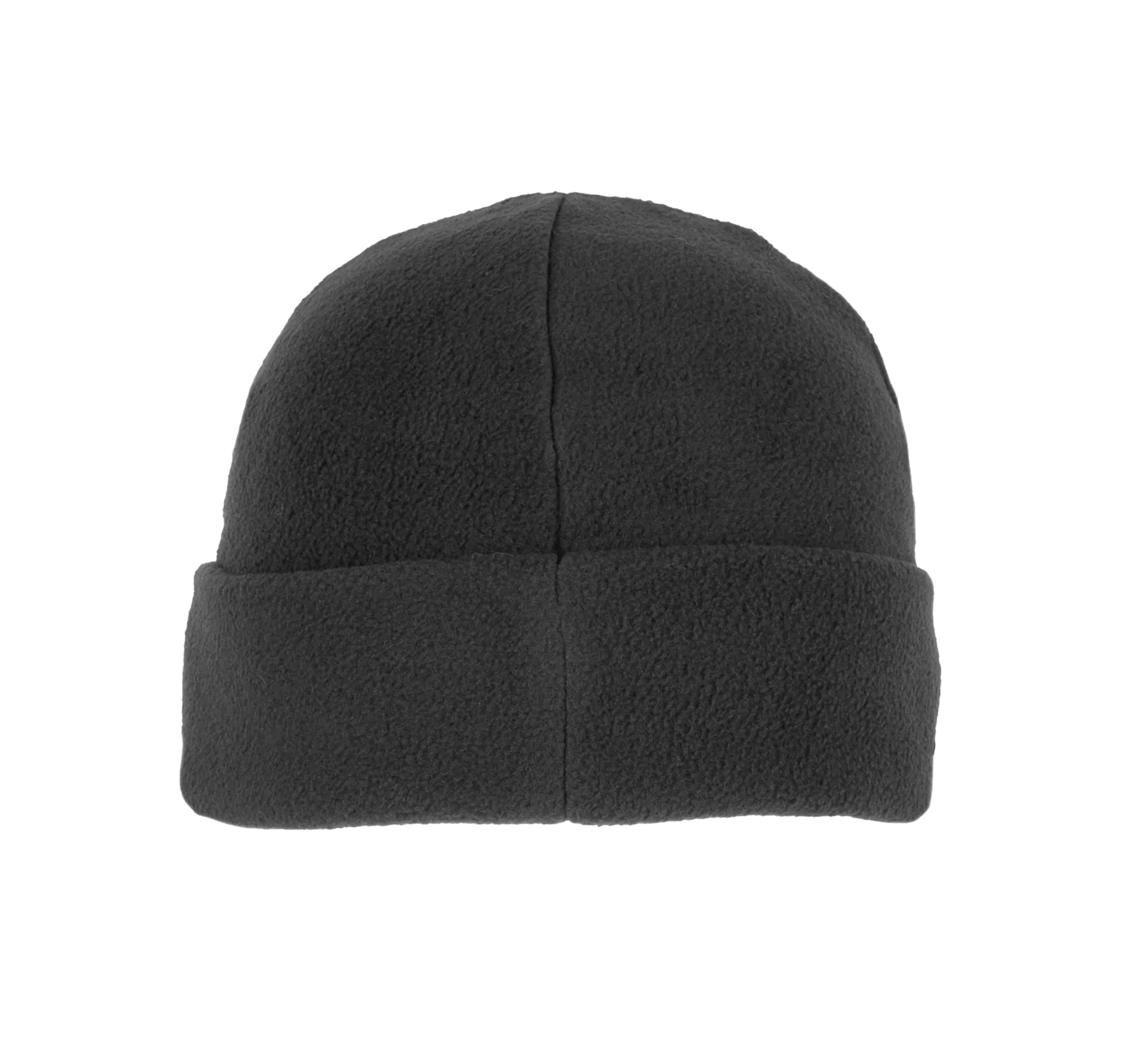 Recycelte Mütze aus Mikrofleece mit Umschlag
