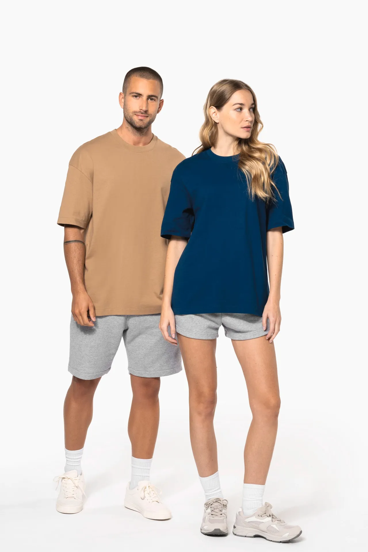 T-Shirt mit kurzen Ärmeln, Unisex, Oversize