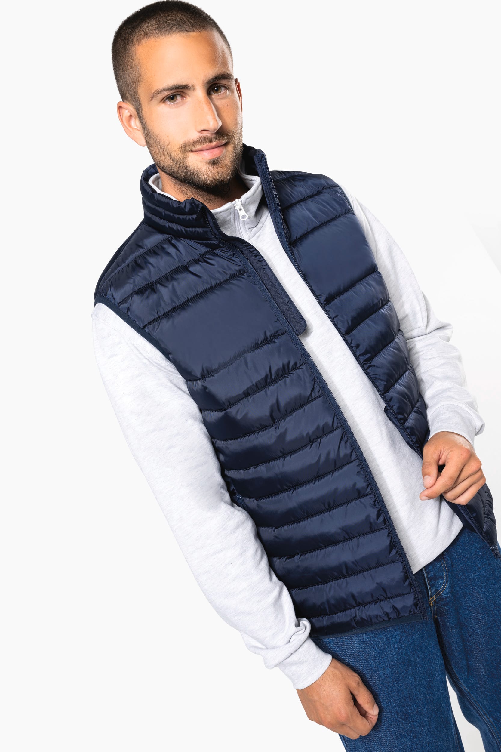 Stepp-Bodywarmer, Herren
