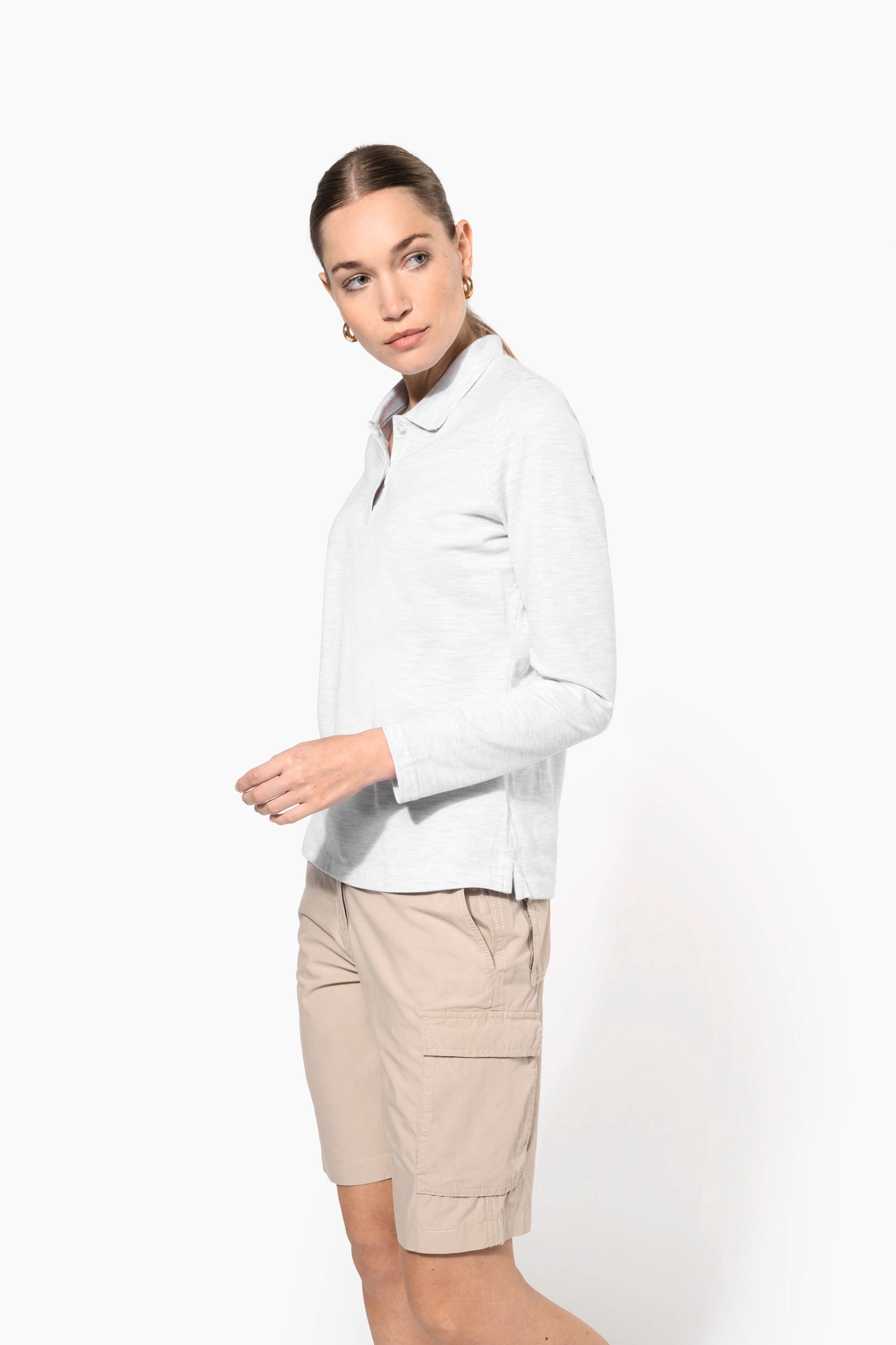 Leichte Bermuda-Shorts für Damen mit mehreren Taschen