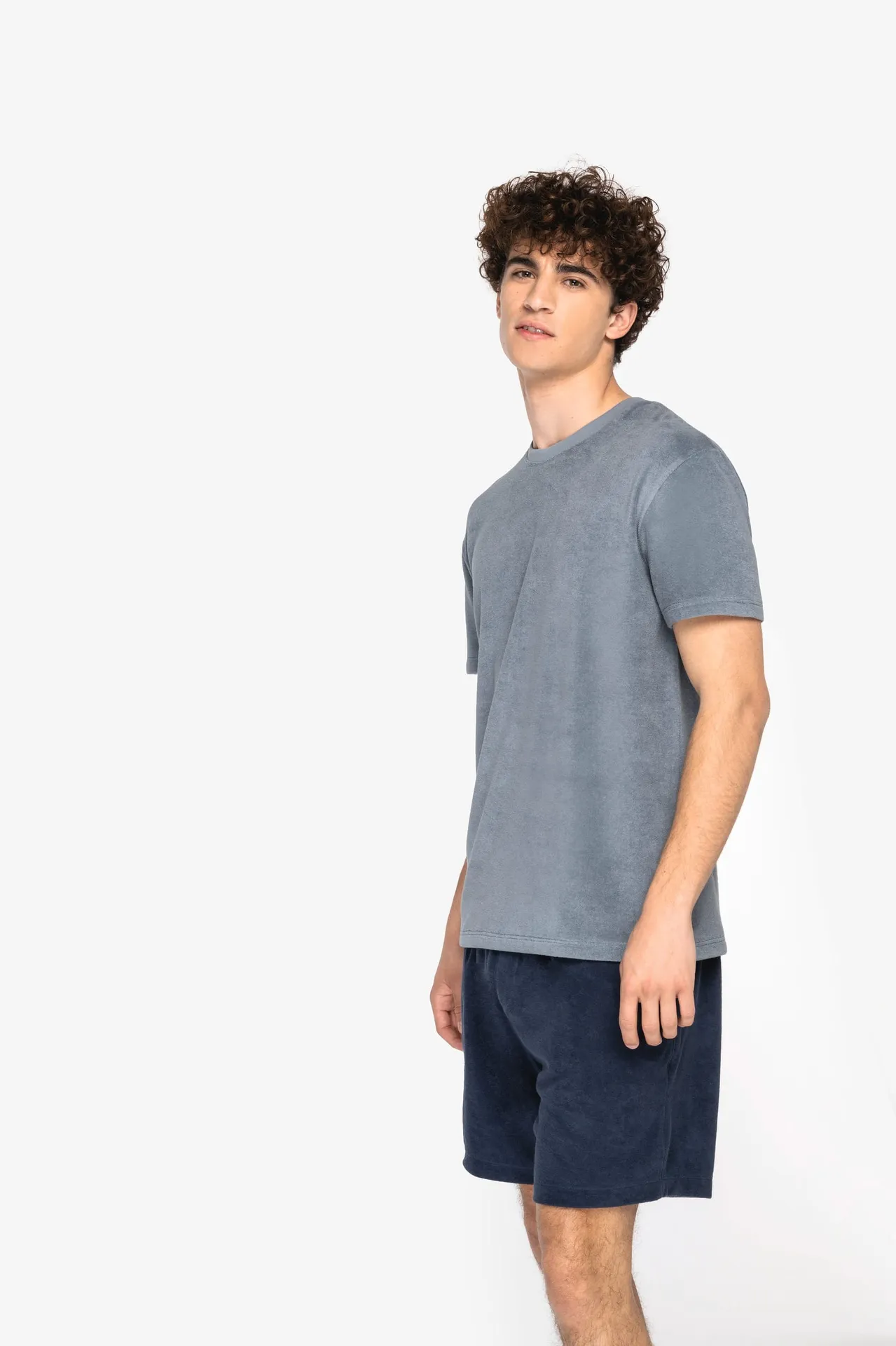 Umweltfreundliches T-Shirt aus Frottee für Herren