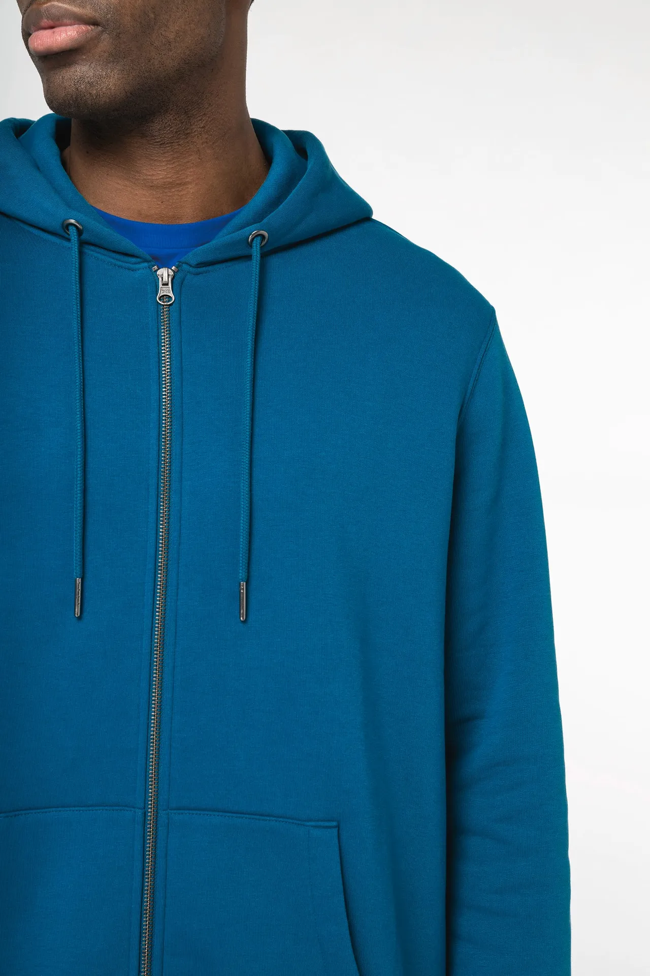 Umweltfreundliches Unisex Kapuzensweatshirt mit Reißverschluss