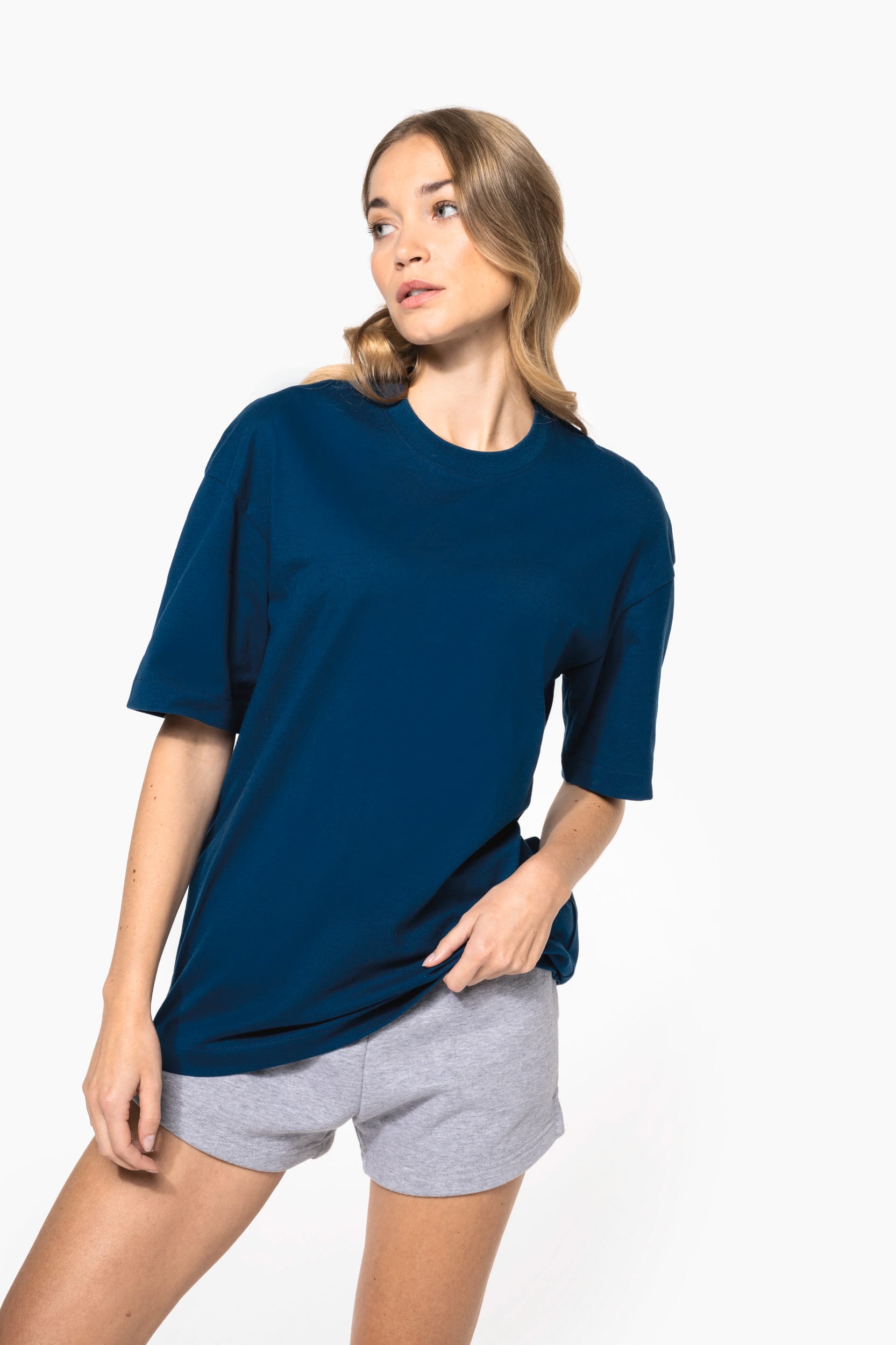 T-Shirt mit kurzen Ärmeln, Unisex, Oversize