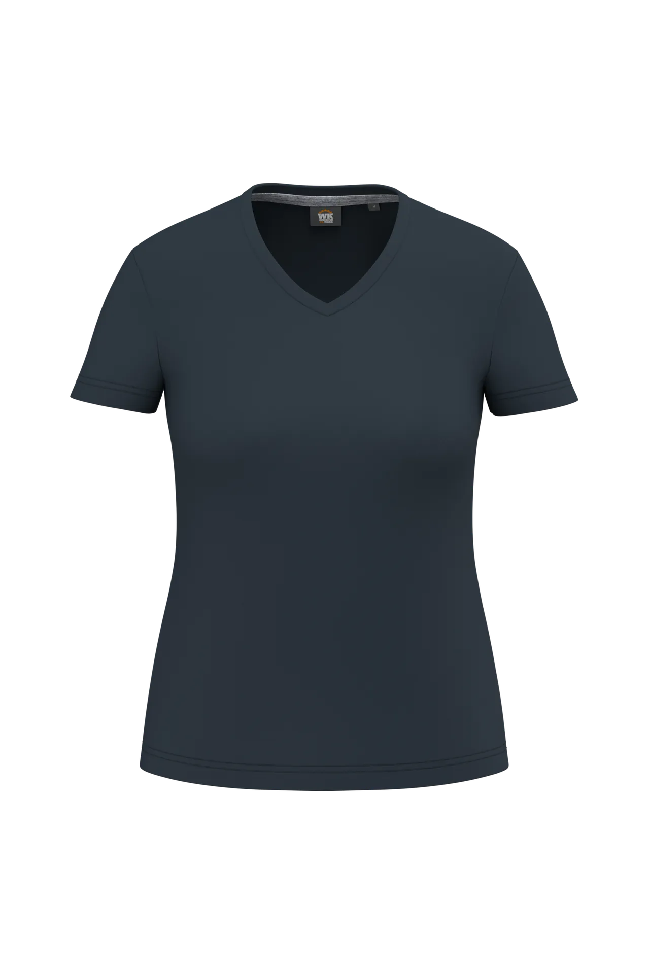 Antibakterielles, umweltfreundliches T-Shirt mit V-Ausschnitt für Damen