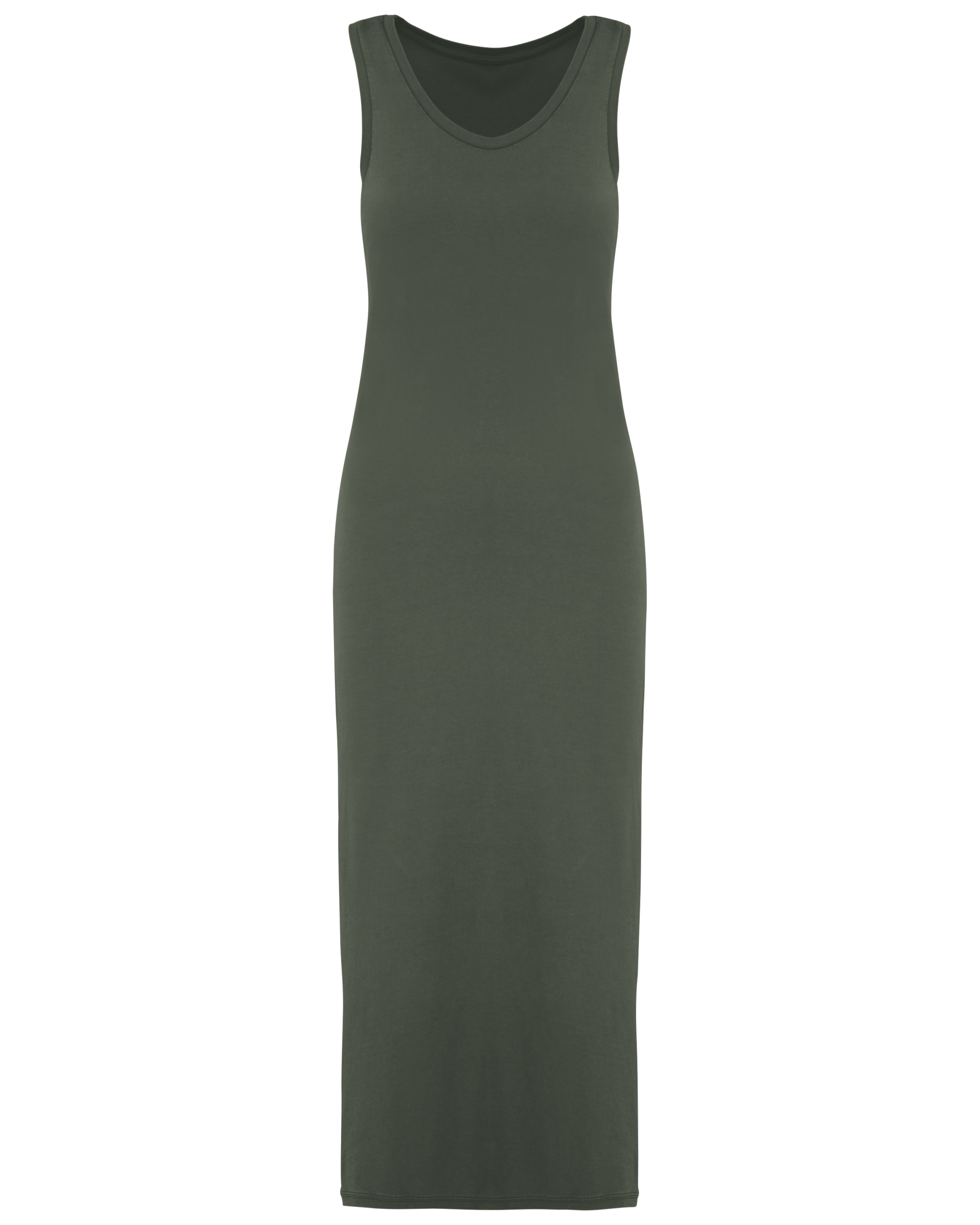 Umweltfreundliches ausgewaschenes Jersey-Kleid für Damen