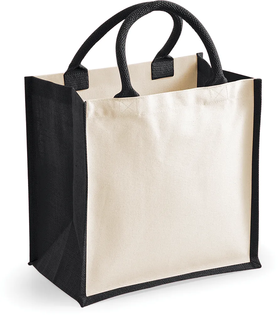 Printers' midi jute bag