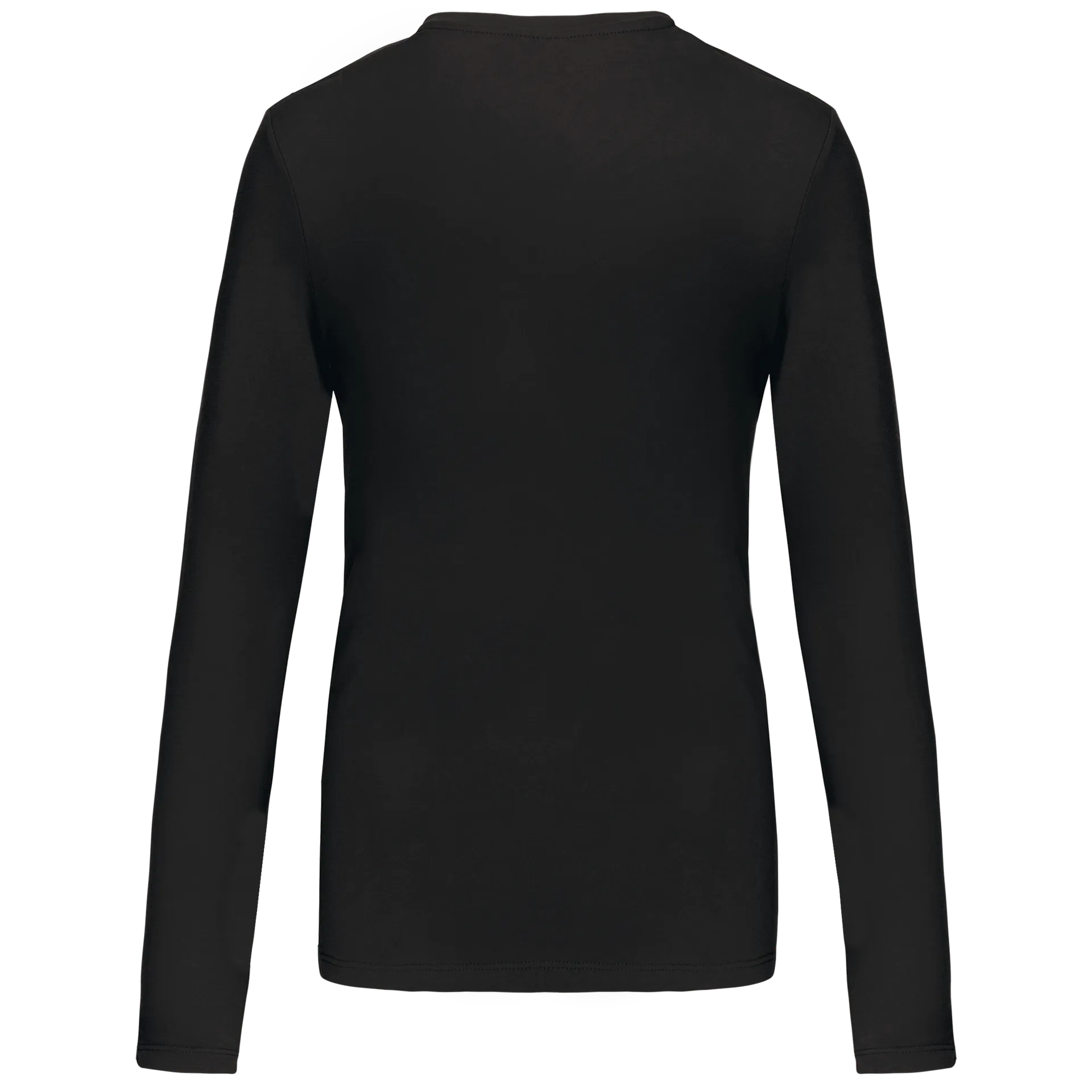 Damen-Langarmshirt mit V-Ausschnitt