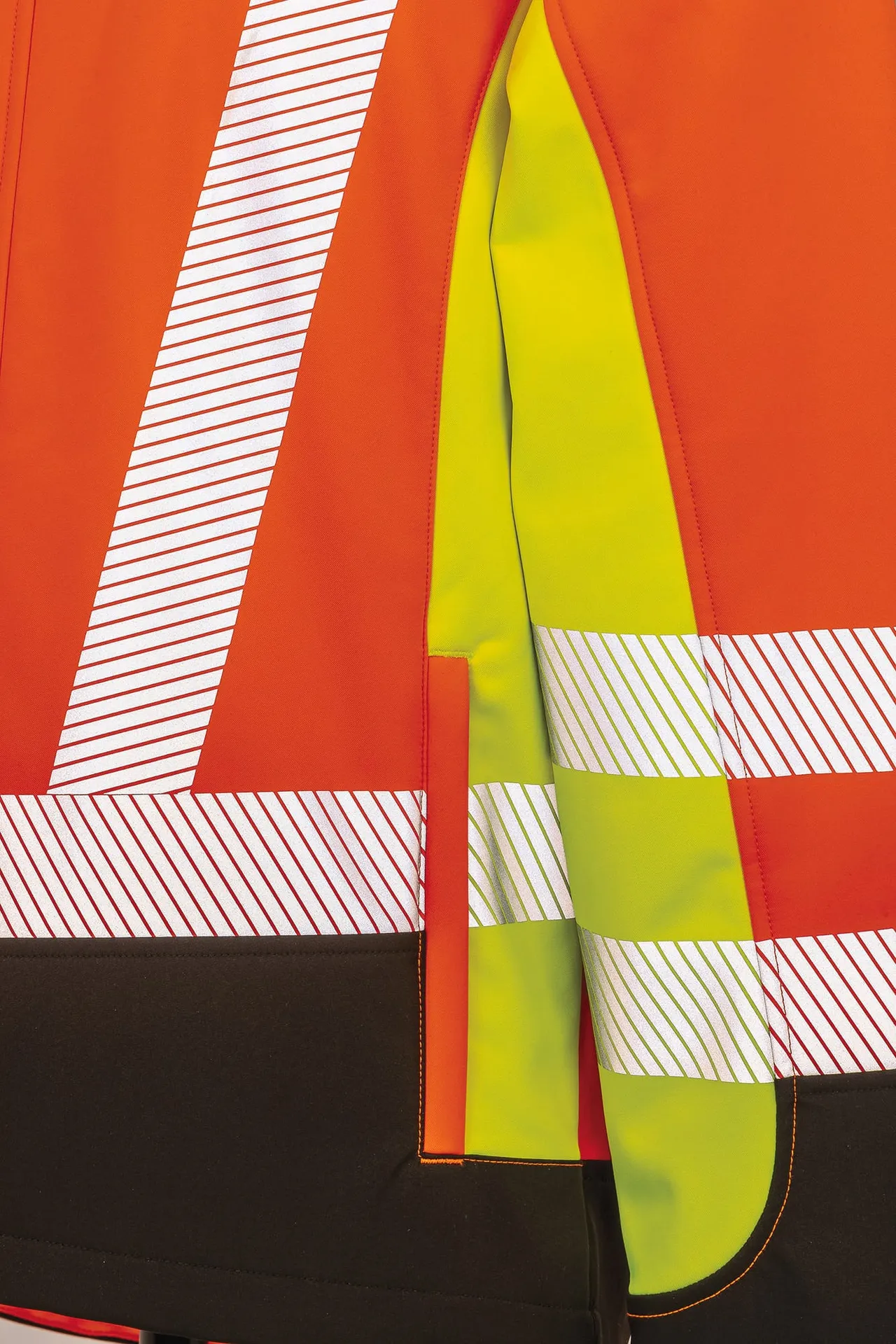 Recycelte 3-lagige Softshell-Sicherheitsjacke