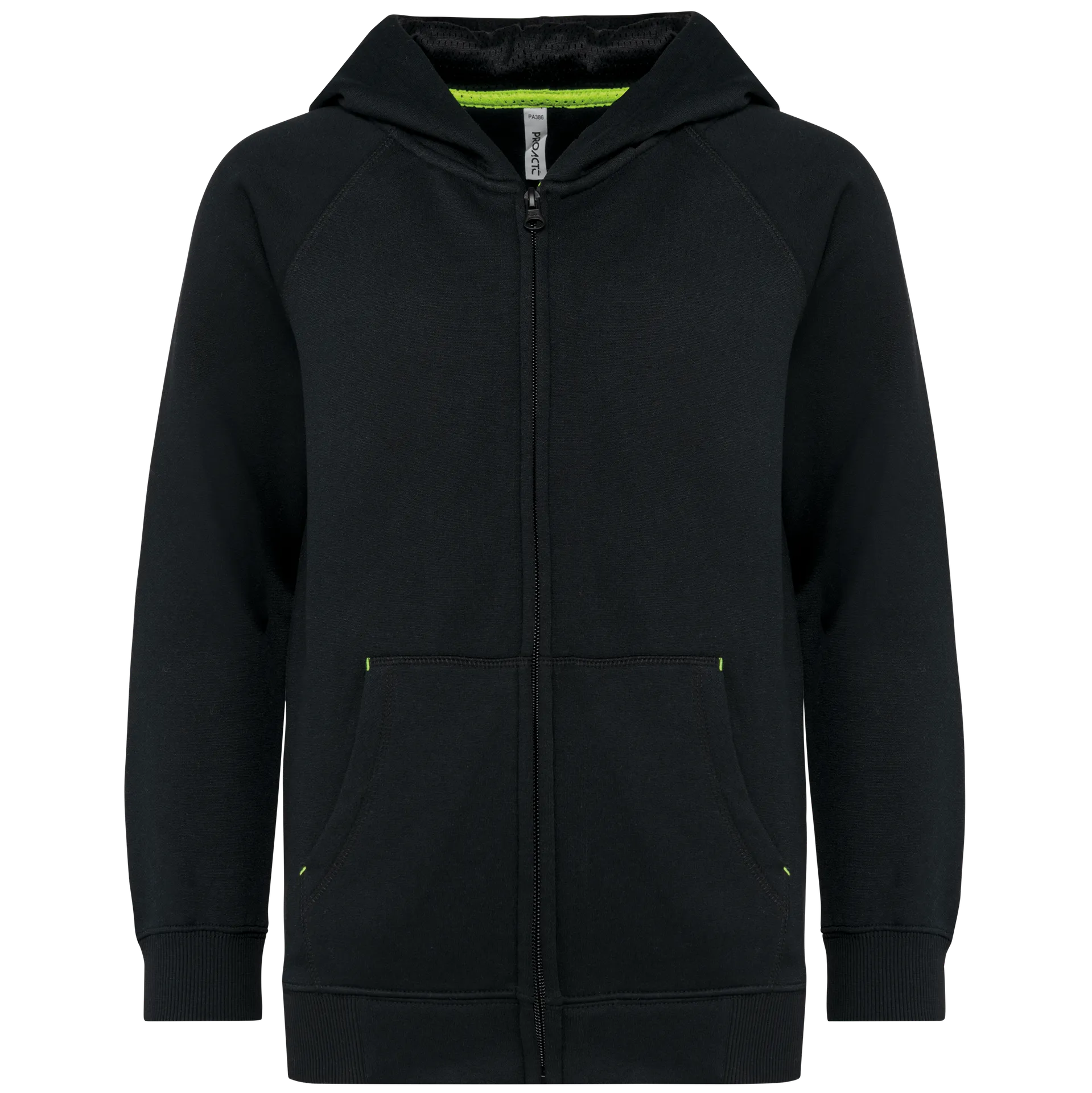 Kinderjacke mit Reißverschluss und Kapuze