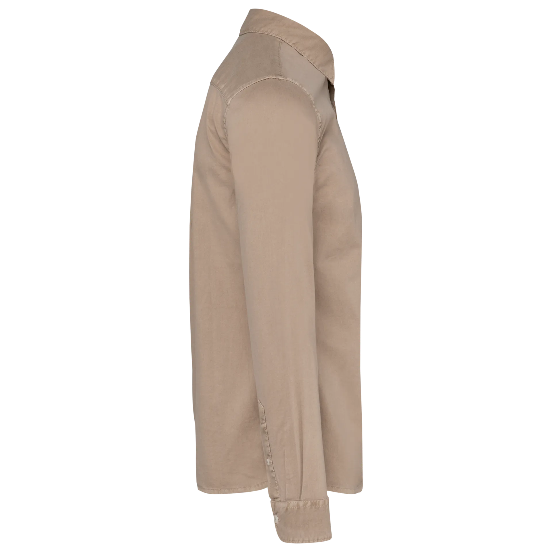 Umweltfreundliches ausgewaschenes Herrenhemd