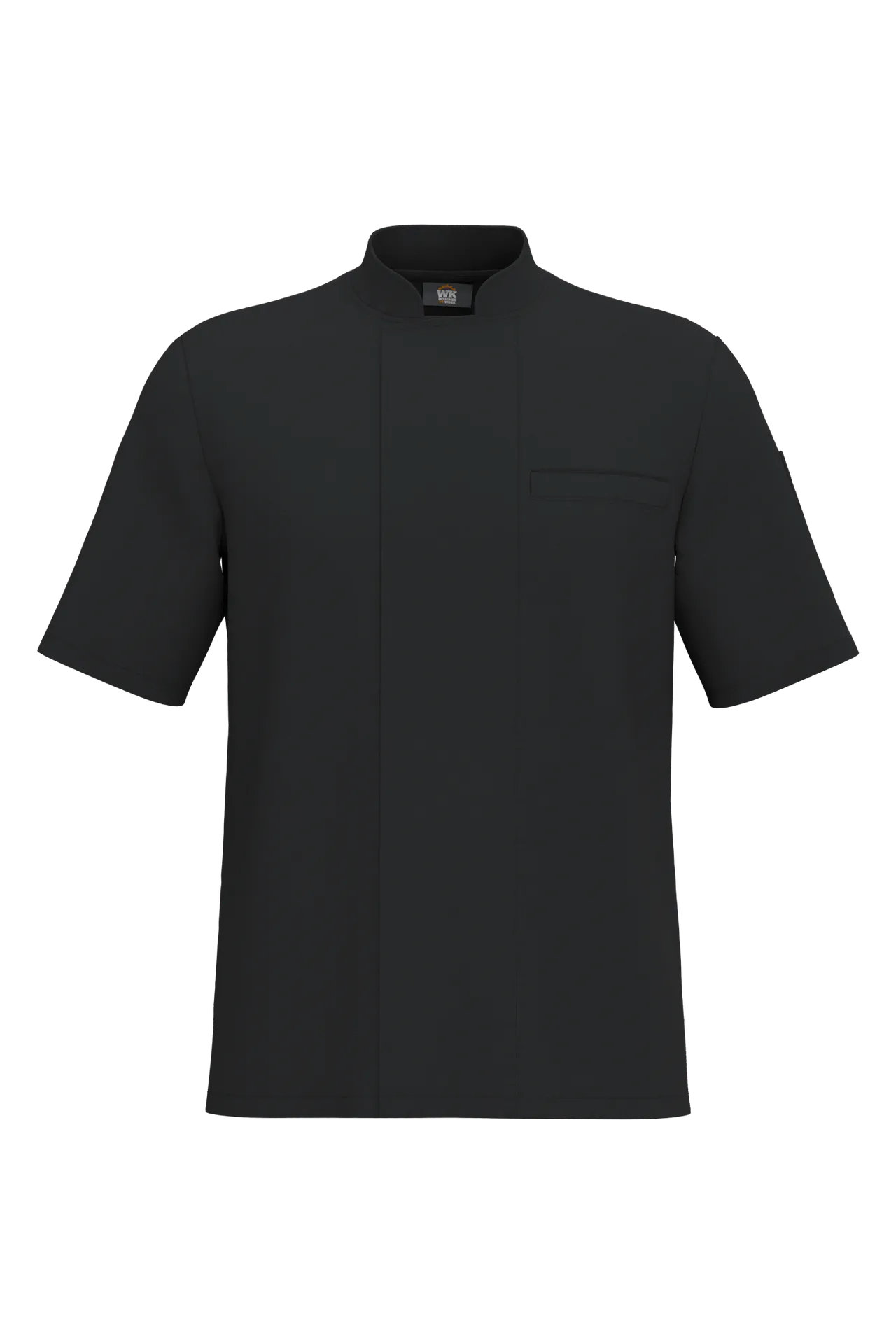 Umweltfreundliche, atmungsaktive Unisex-Kochjacke mit kurzen Ärmeln