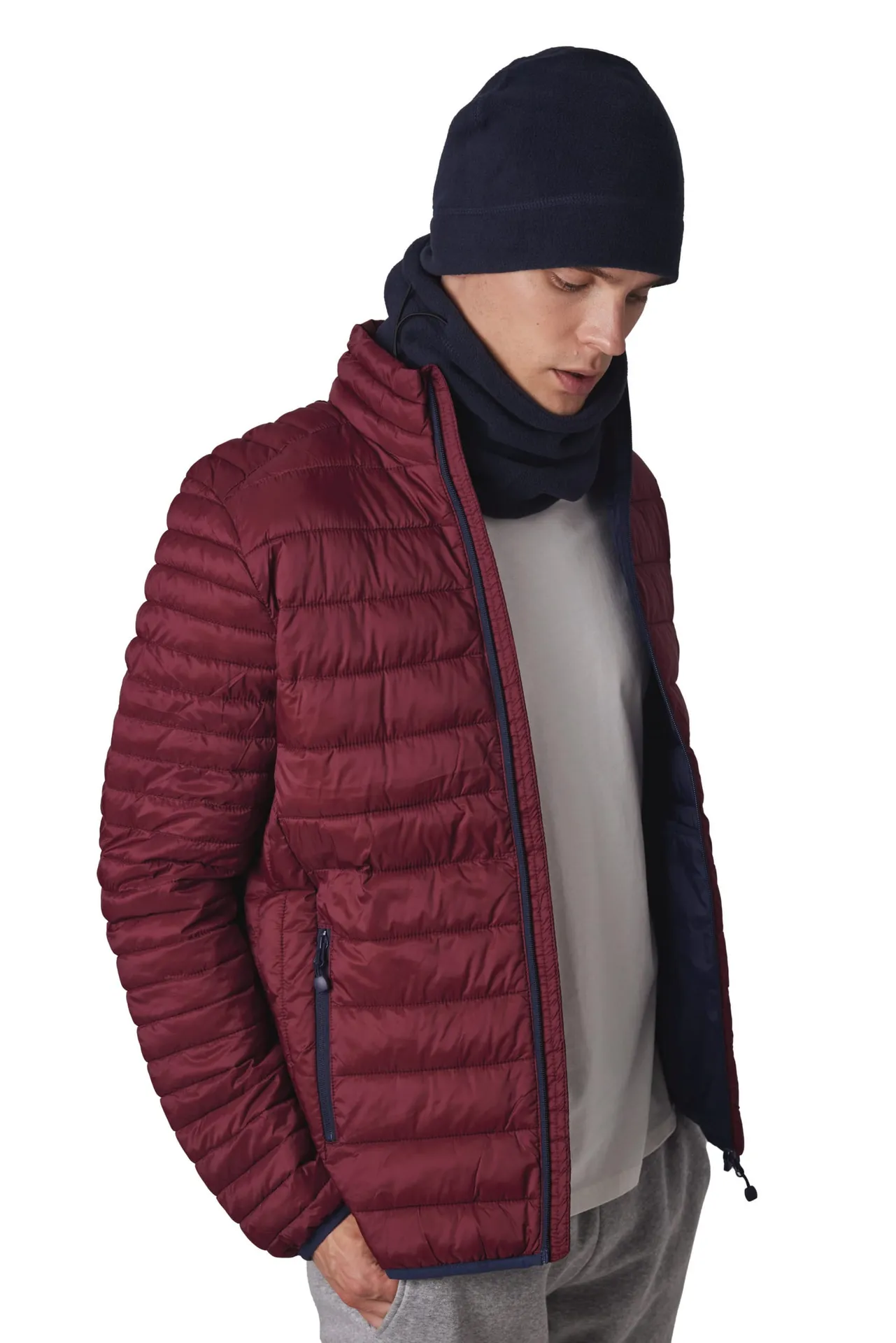 Recycelte Mütze aus Mikrofleece