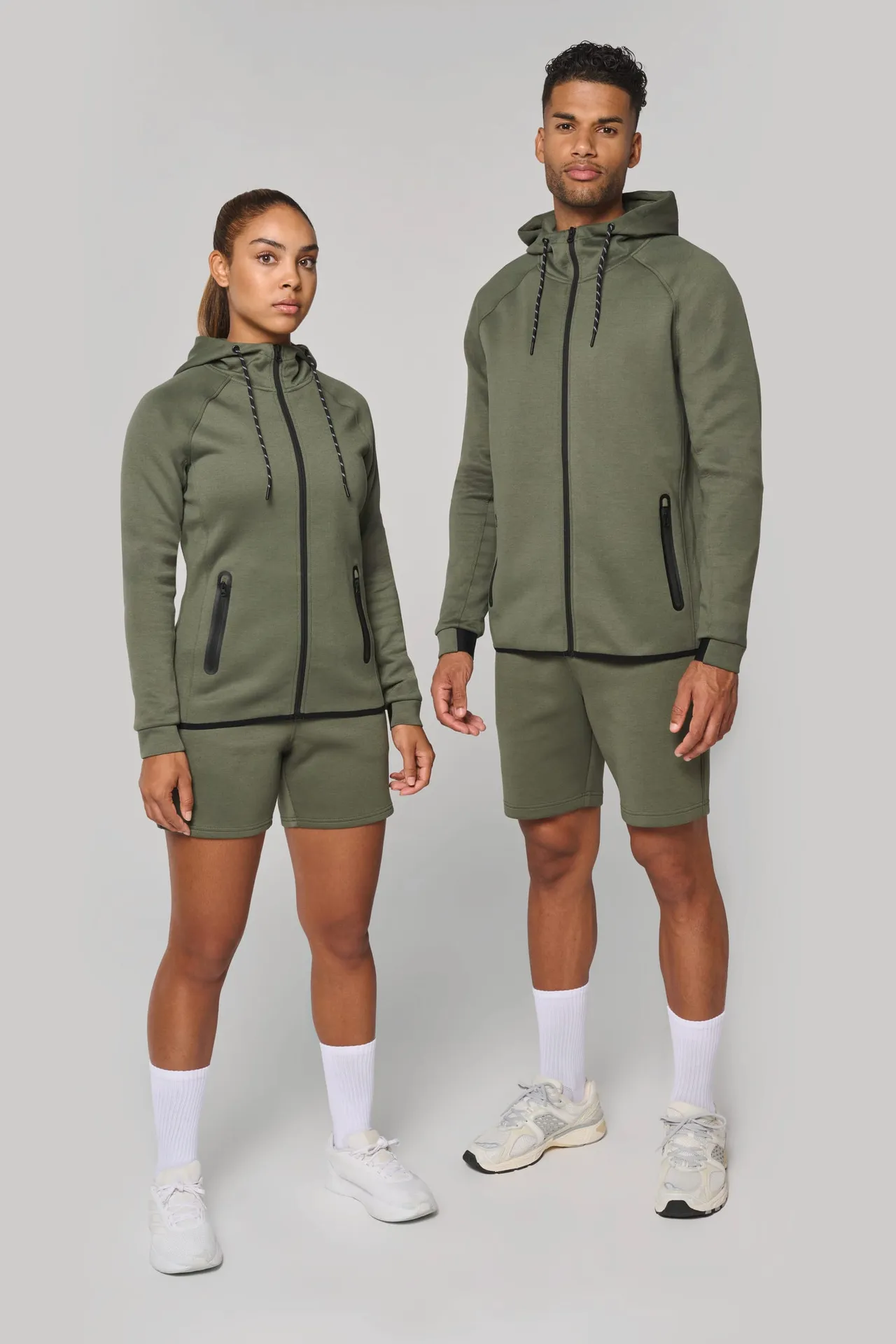 Damen-Funktions- performance Kapuzenjacke