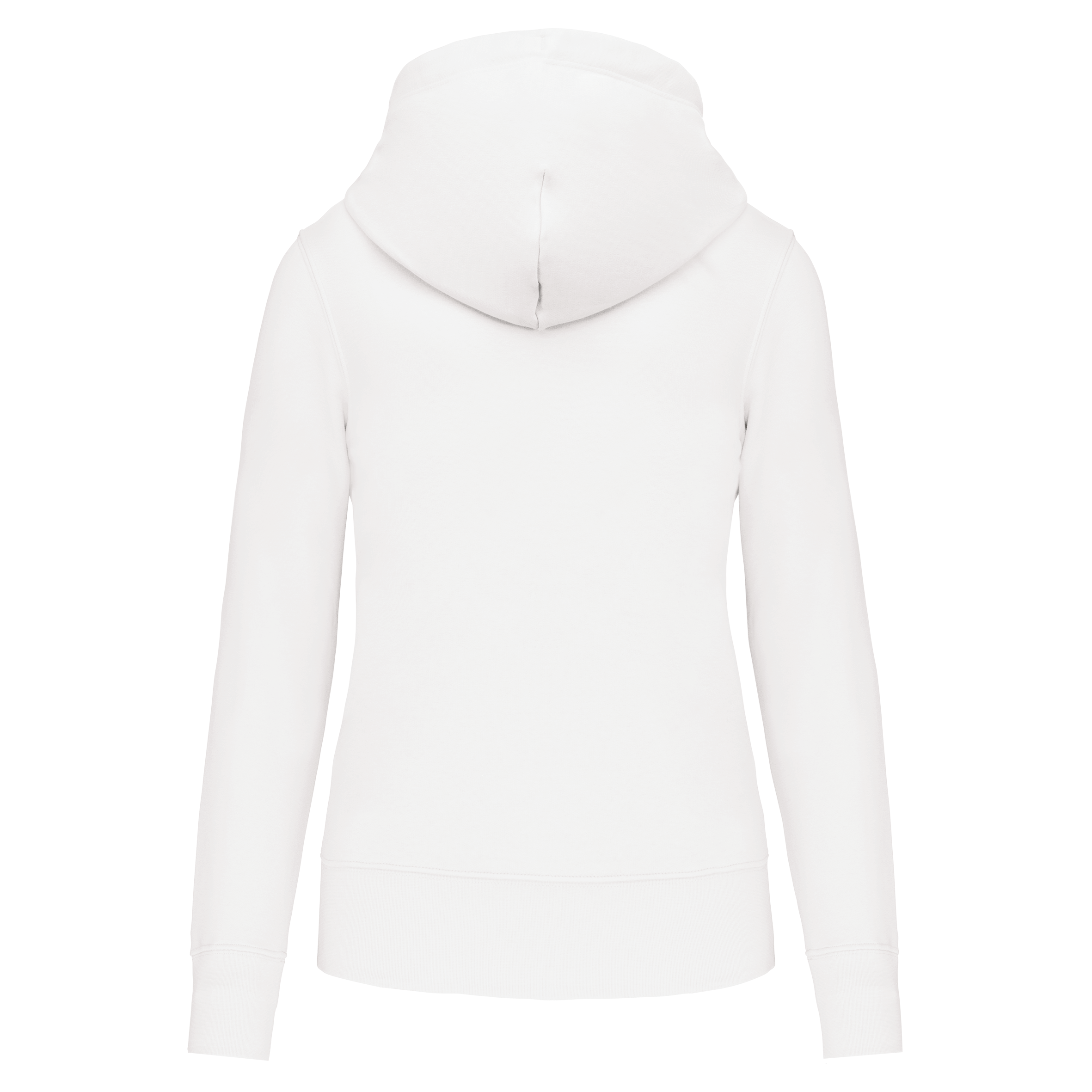 Umweltfreundliches Kapuzensweatshirt mit Reißverschluss Damen