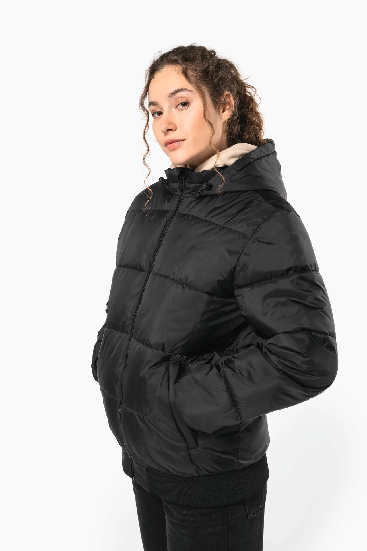 Recycelte Unisex-Ripstop-Jacke mit Kapuze