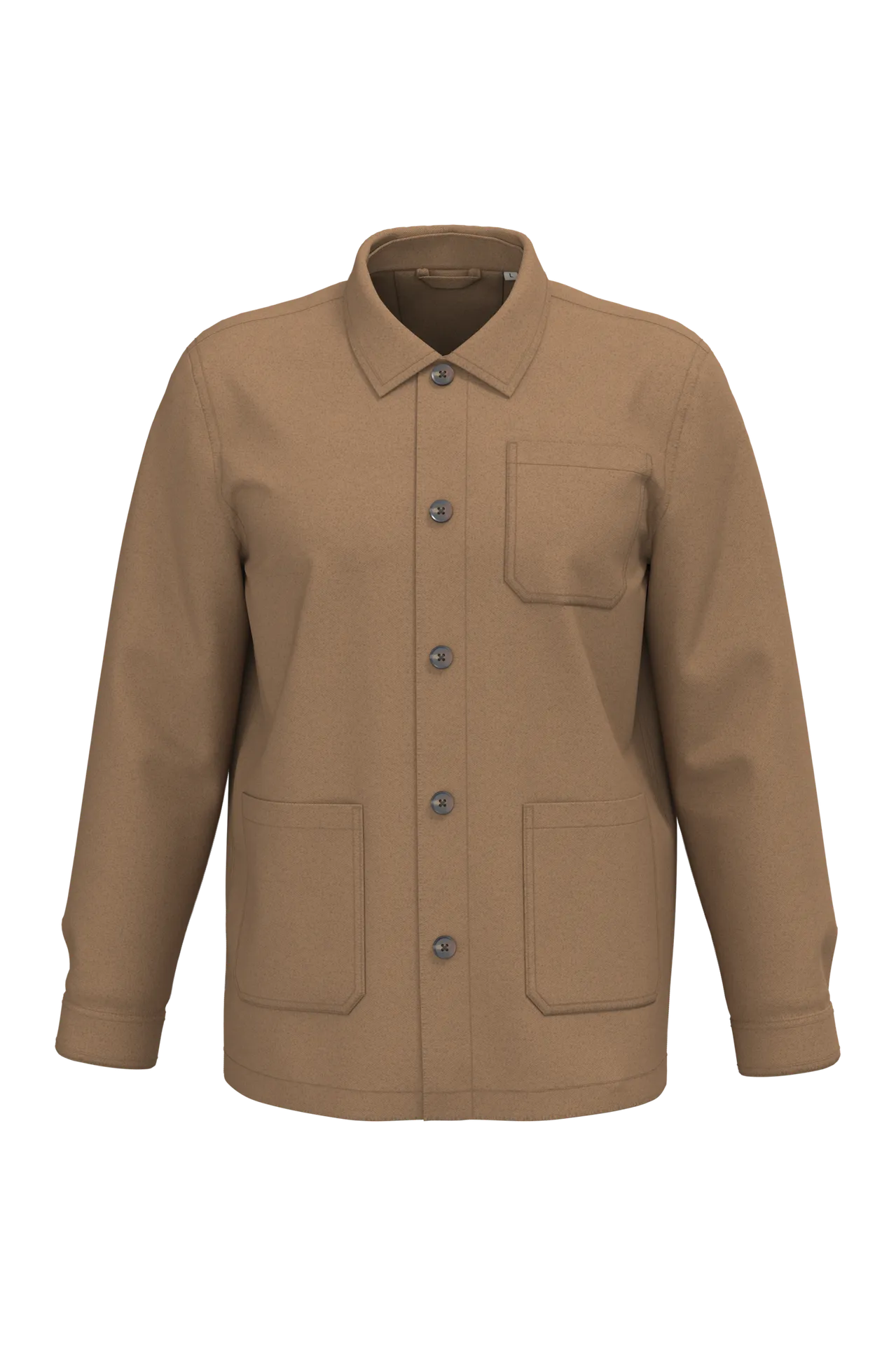 Gewaschene nachhaltige Unisex-Workerjacke