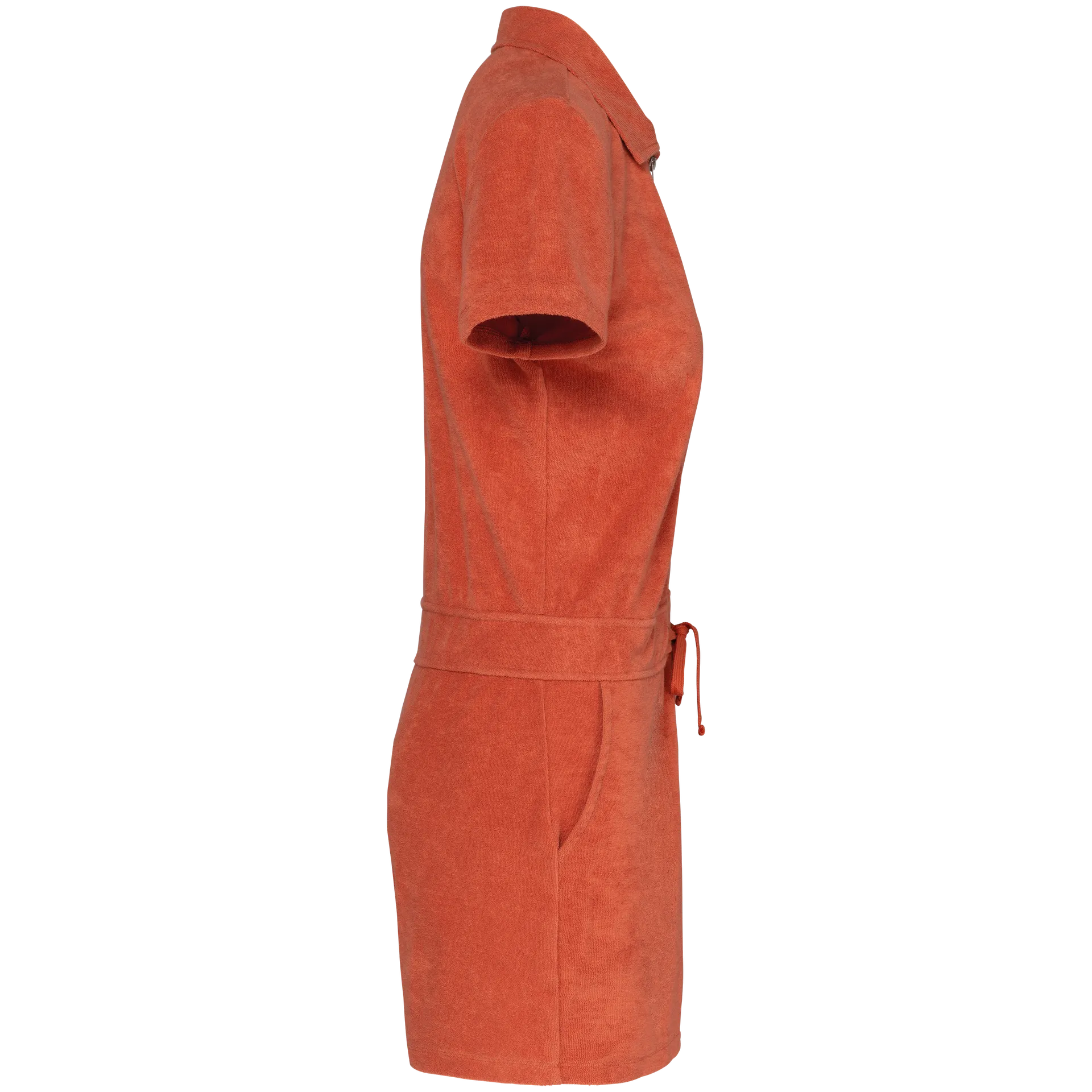 Umweltfreundliches Short-Jumpsuit aus Frottee für Damen