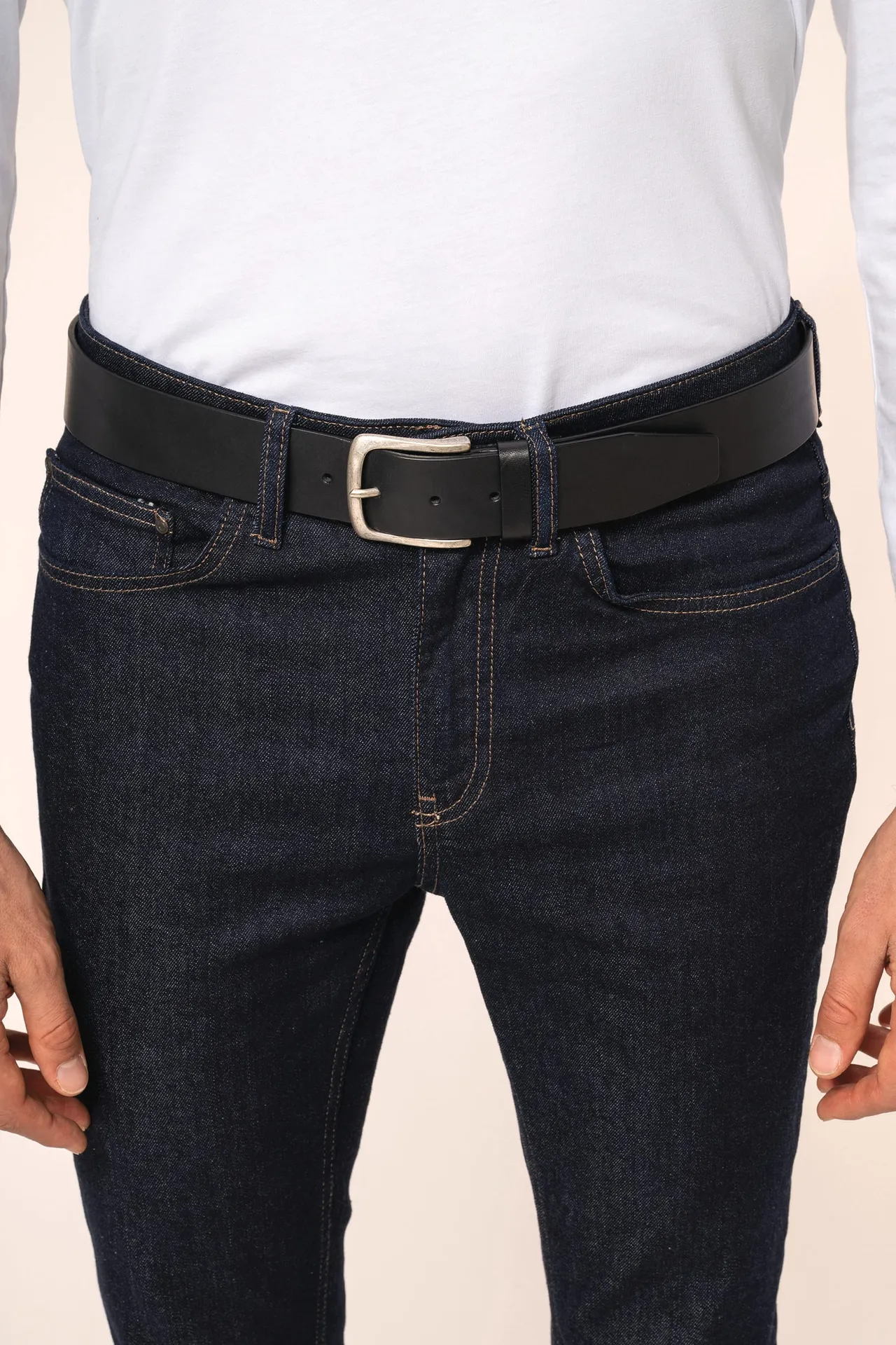 Vintage-Ledergürtel für Herren