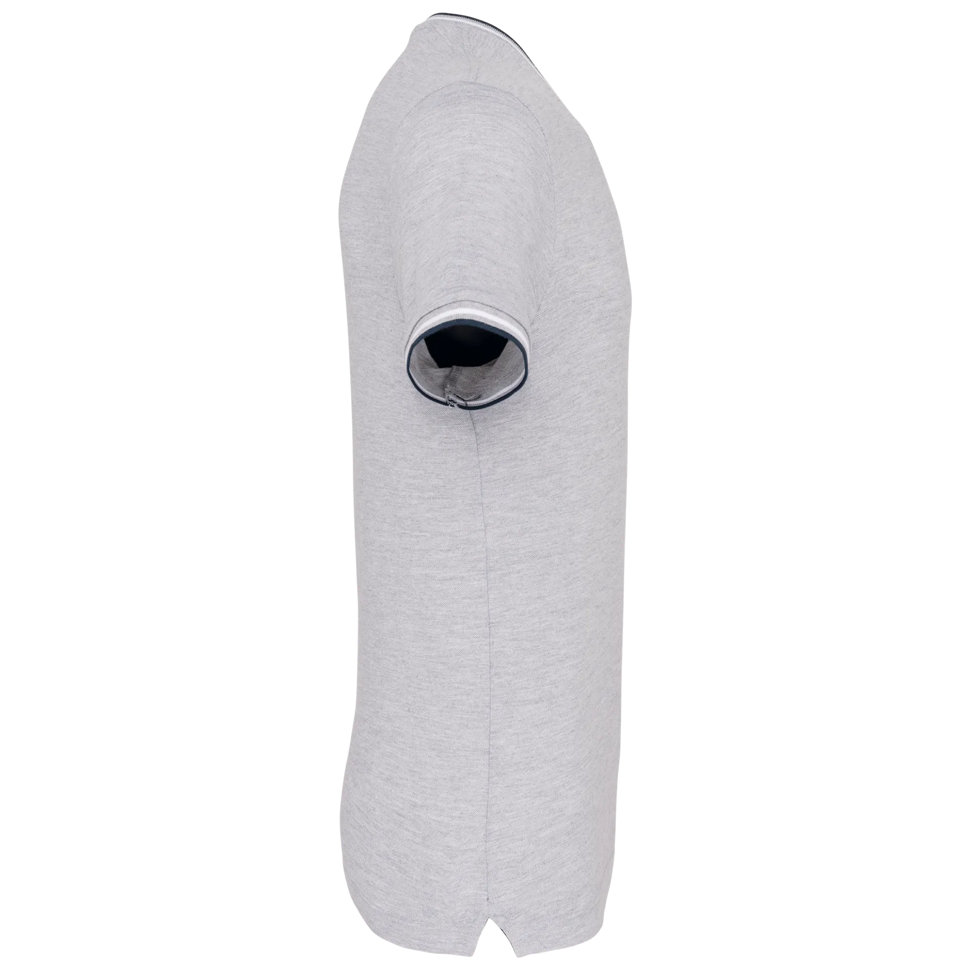 Herren T-Shirt aus Piqué-Trikot mit V-Ausschnitt