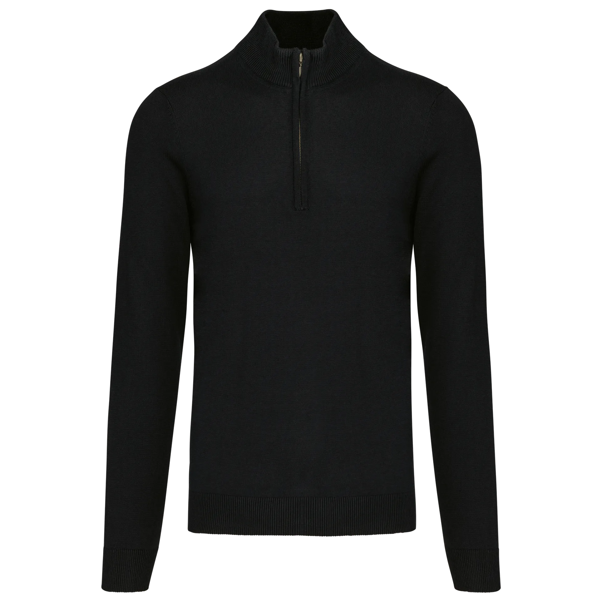 Herrenpullover mit 1/4-Reißverschluss