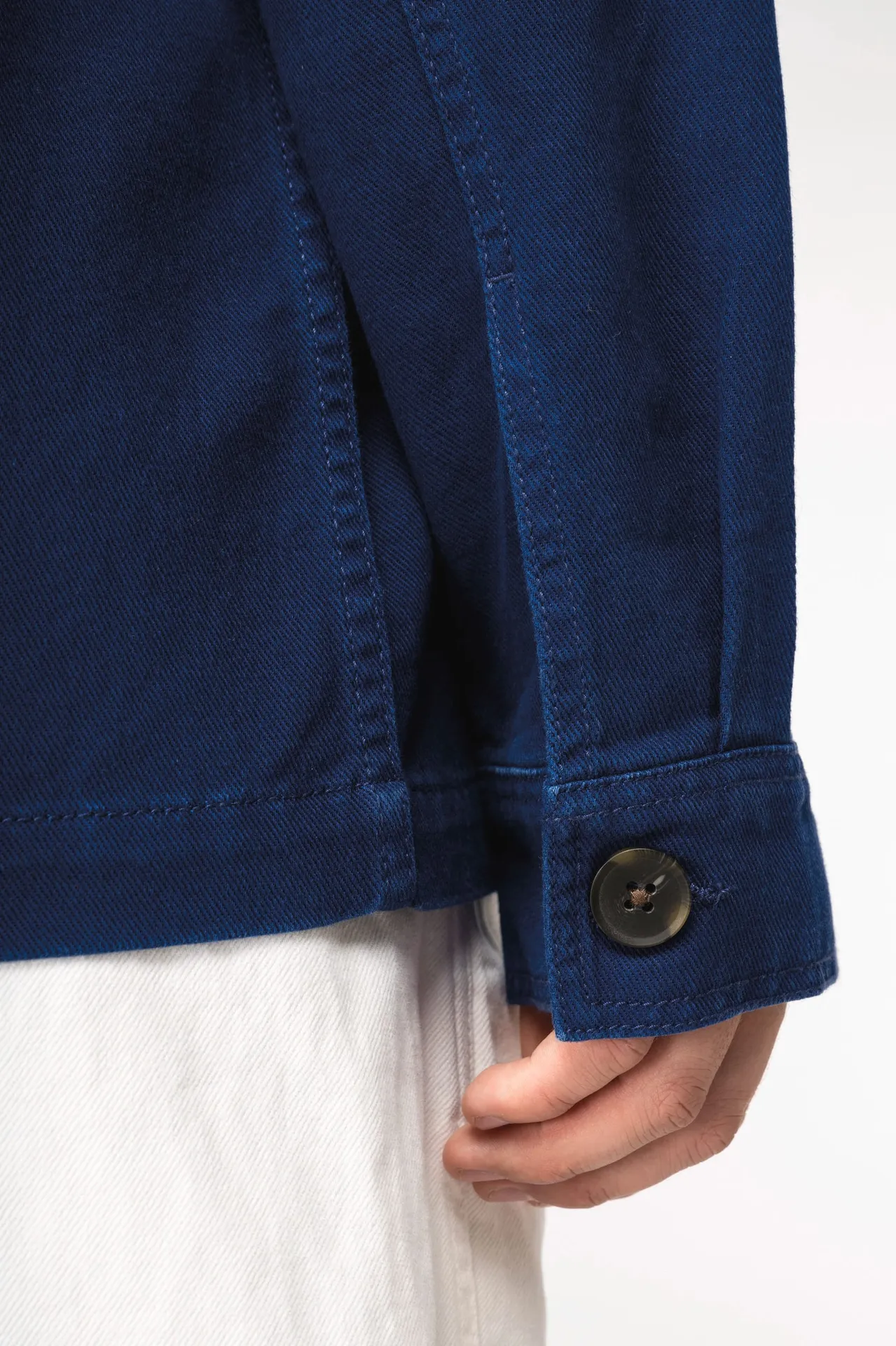 Umweltfreundliche Ausgewaschenes Herren Worker-Überhemd